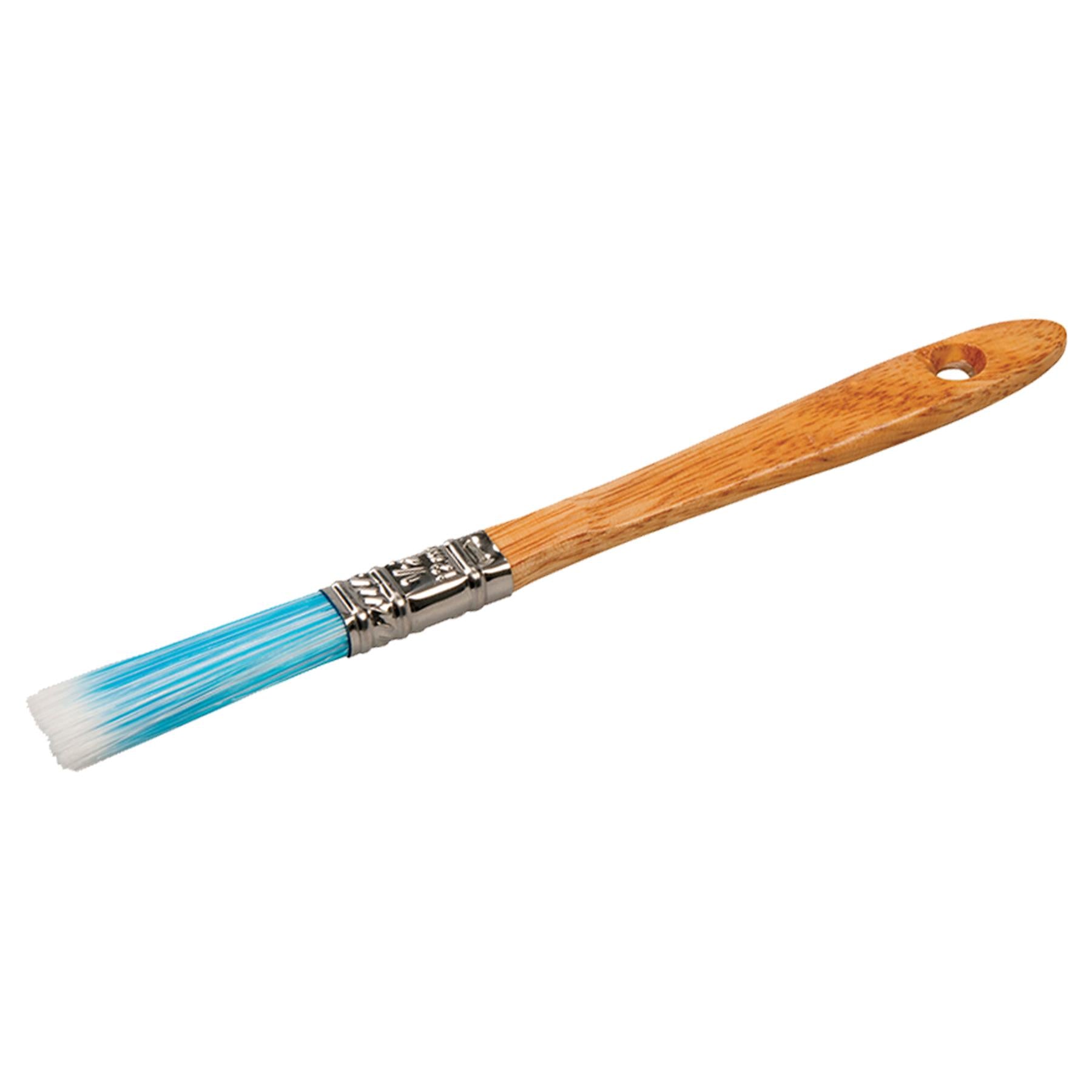 12mm Synthetic Paint Brush For Emulsion Varnish Wood-Stain Lacquer - 12pk