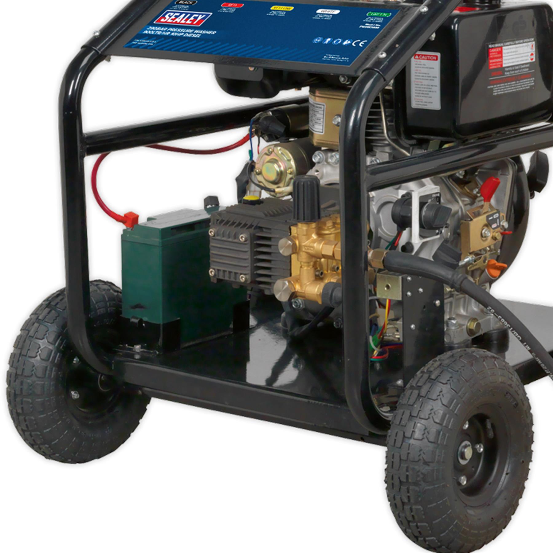 Sealey Pressure Washer 290bar 900L/hr 10hp Diesel