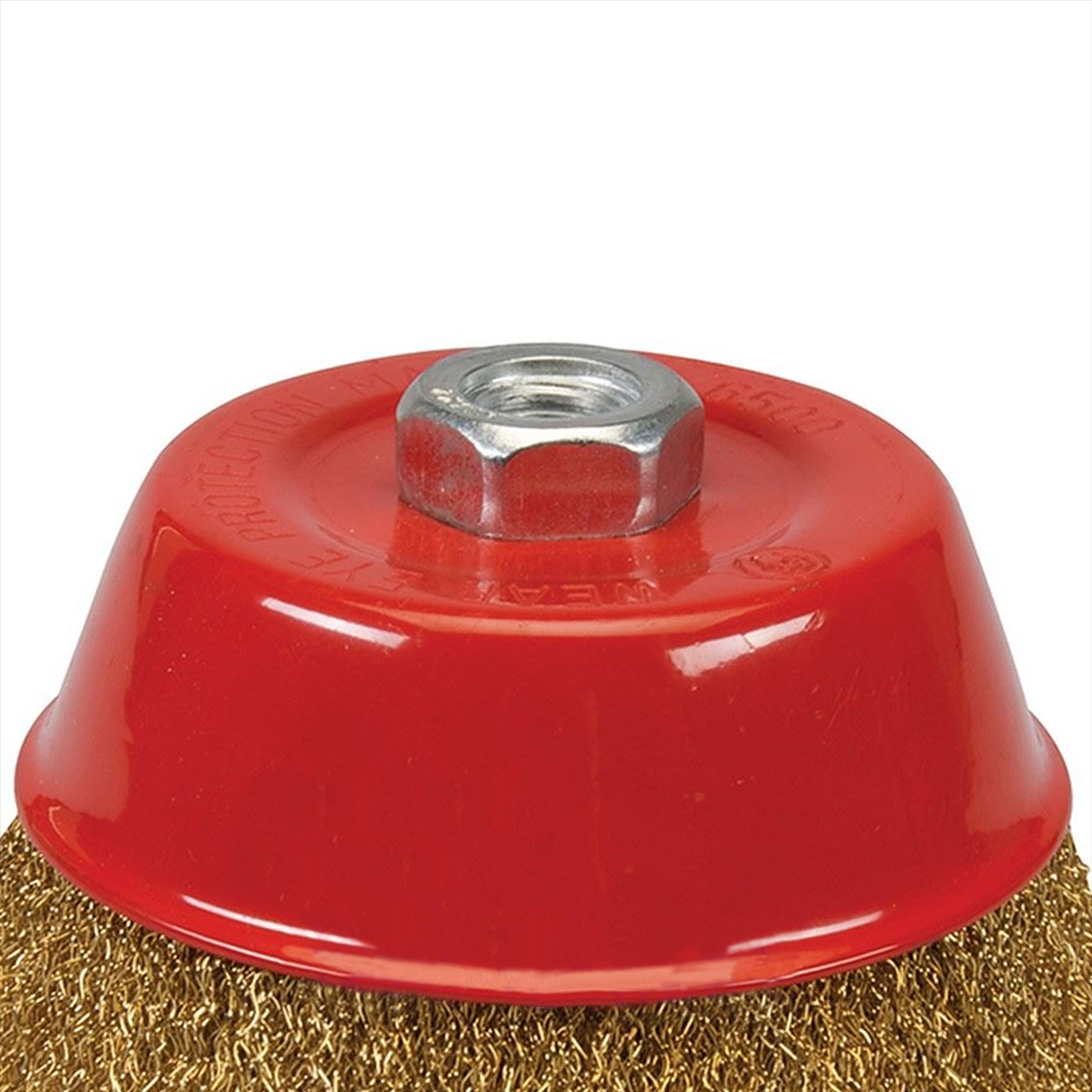 Brassed Steel Crimp Cup 125mm Wire Brush M14 Rust Removal Professional Tool