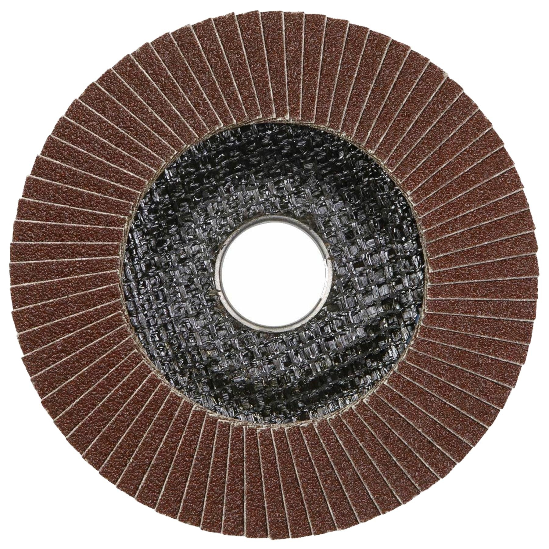 Sealey Flap Disc Aluminium Oxide 125mm 22mm Bore 80Grit