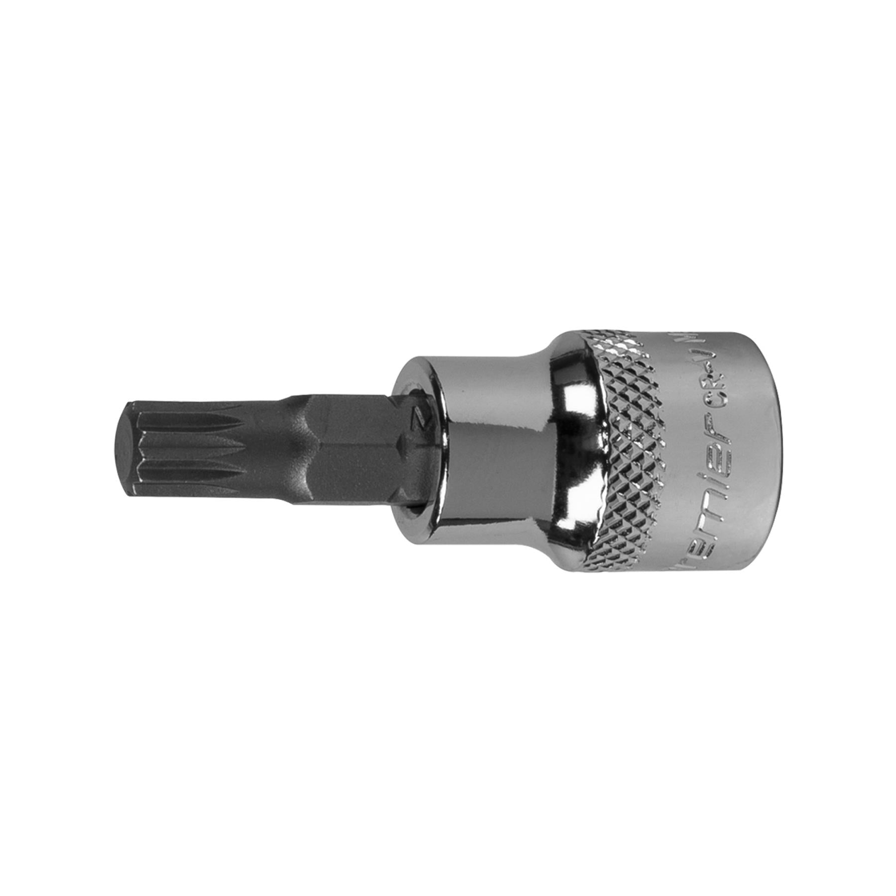 Sealey Spline Socket Bit M9 3/8"Sq Drive Forged Chrome Vanadium Steel