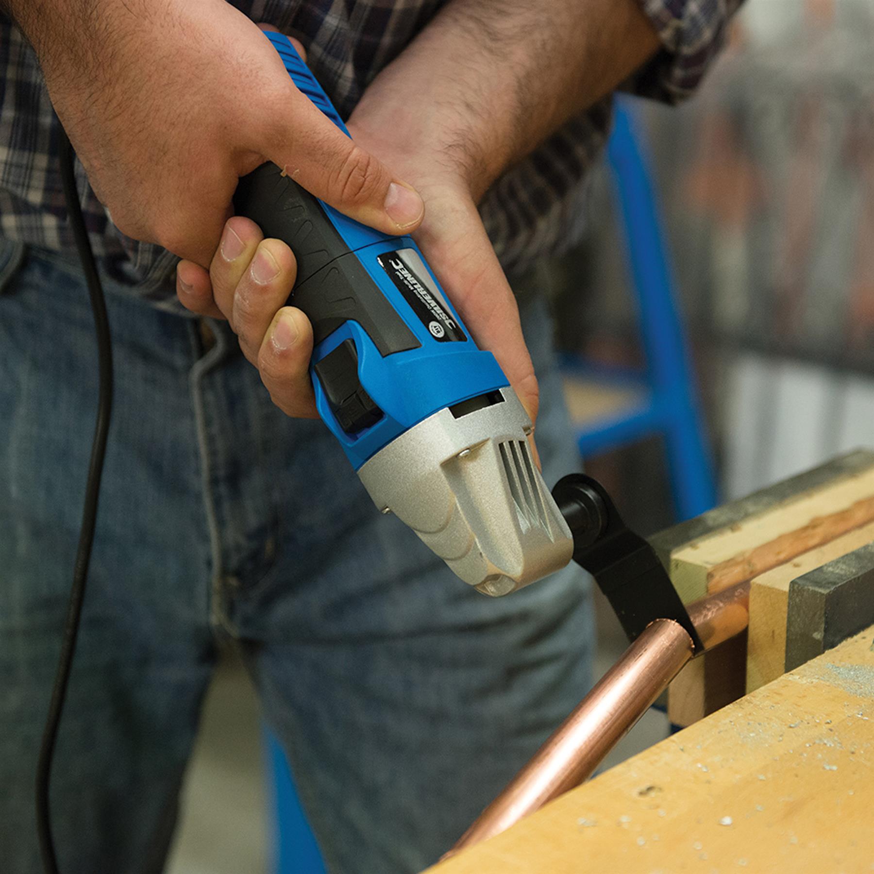 3Pc Multi-Cutter Saw Blade Set 10, 20 & 34mm Scraper Blade With Depth Markings