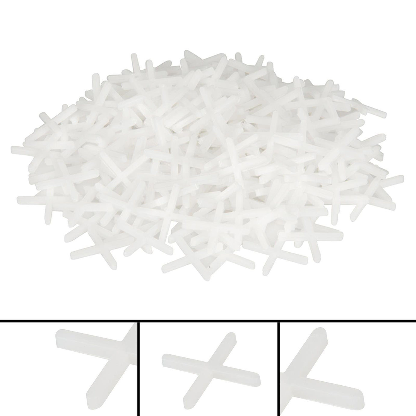 1000Pk Tile Spacers 2mm Floor Wall Tiling Spacing Grout Decorating DIY