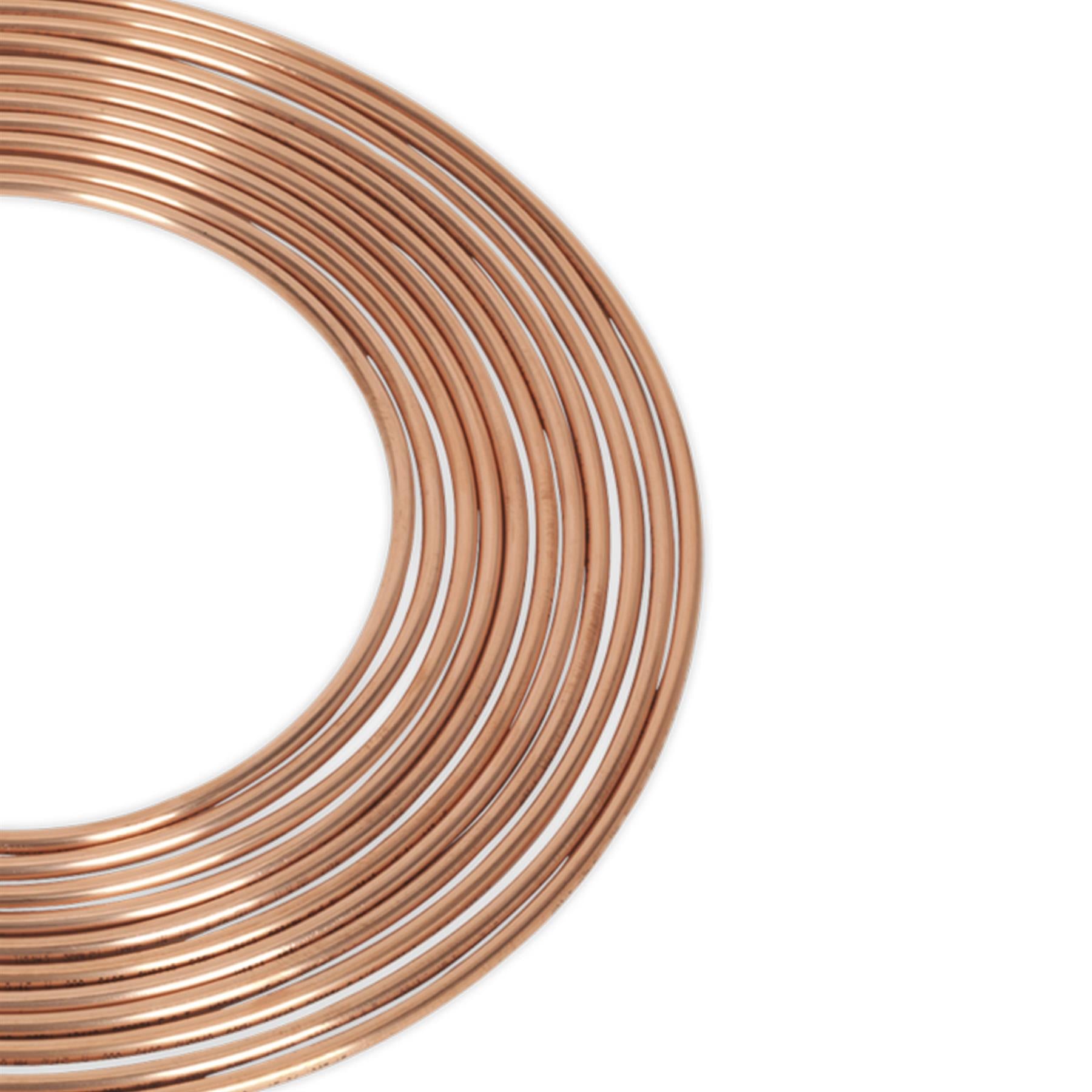 Sealey Brake Pipe Copper Tubing 20 Gauge 3/16" x 25ft