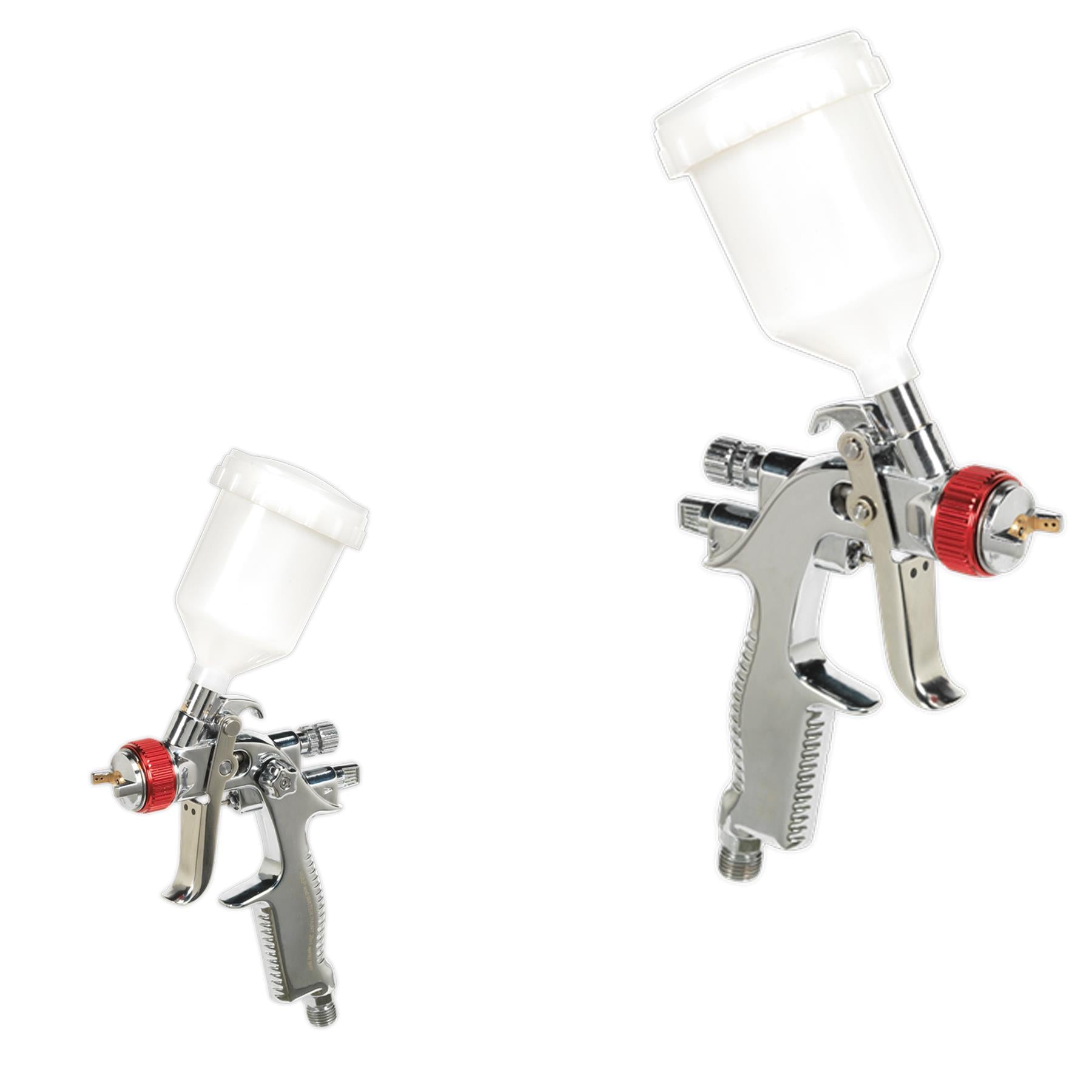 HVLP Gravity Feed Touch-Up Spray Gun - 0.8mm Set-Up