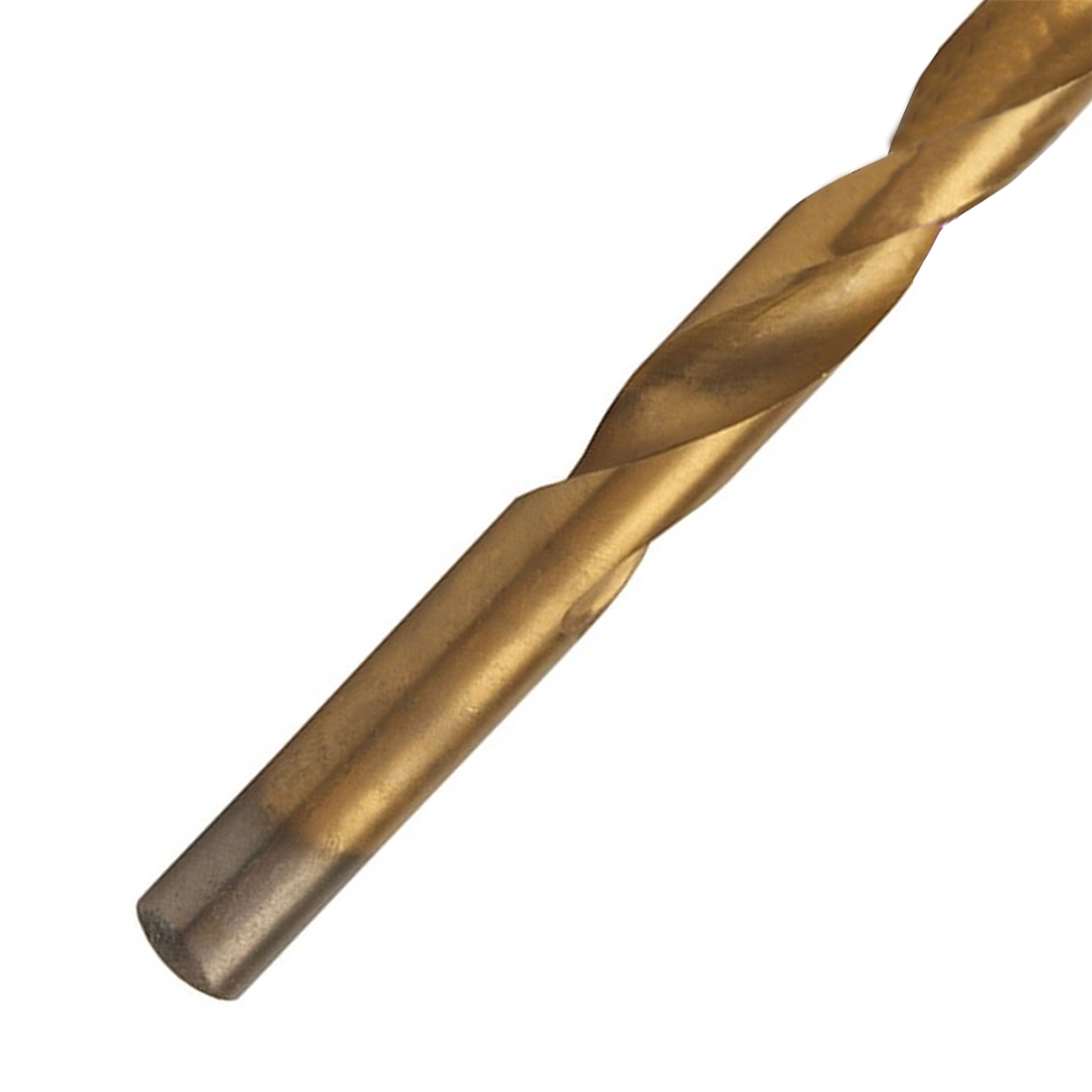 Hss Titanium-Coated Drill Bits 12.0mm Durable High Speed Metal Wood Plastic