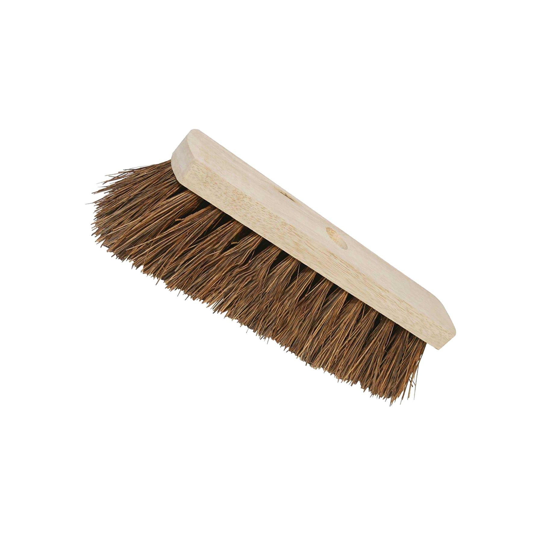 BRUSH BRUSHES BROOM BROOMS HEAD HEADS STIFF COCO BRISTLES SIZES 12"