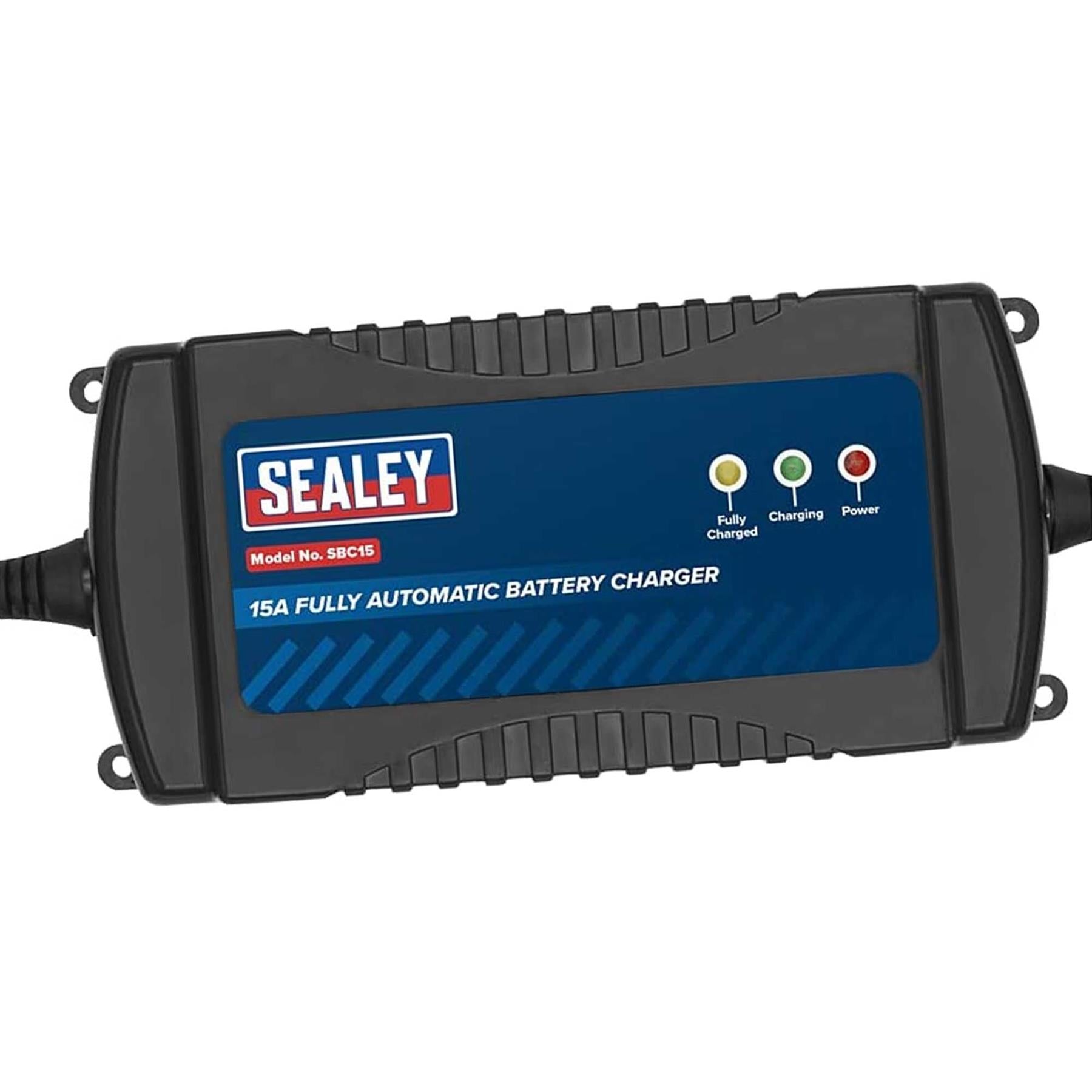 Sealey Battery Maintainer Charger 12V 15A Fully Automatic