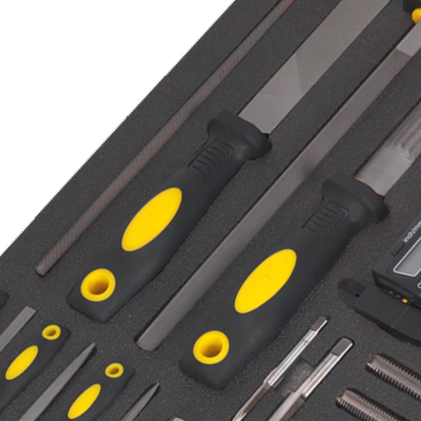 Sealey Tool Tray with Tap & Die, File & Caliper Set 48pc