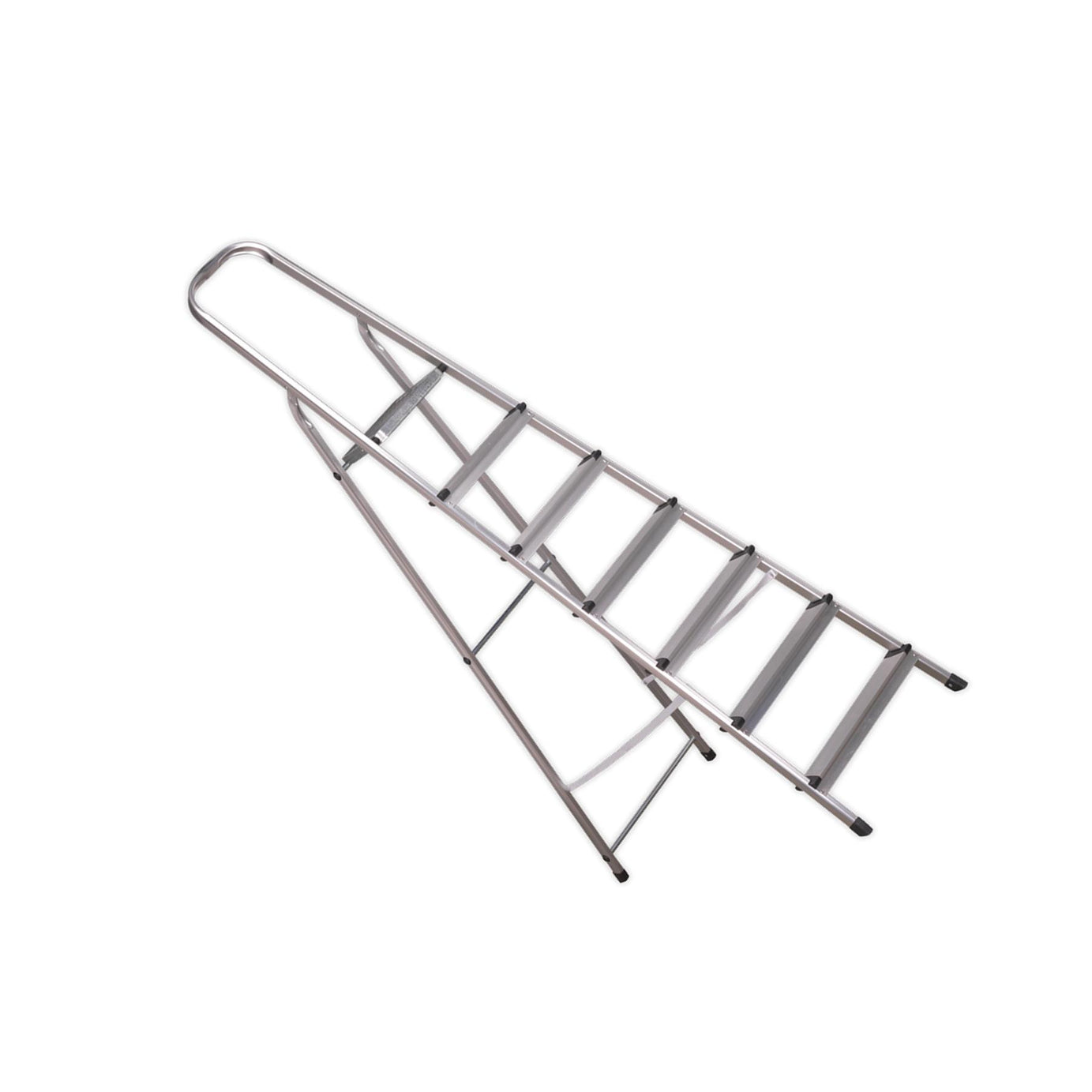 Sealey Aluminium Step Ladder 7-Tread EN 131 Durable Lightweight Anodised