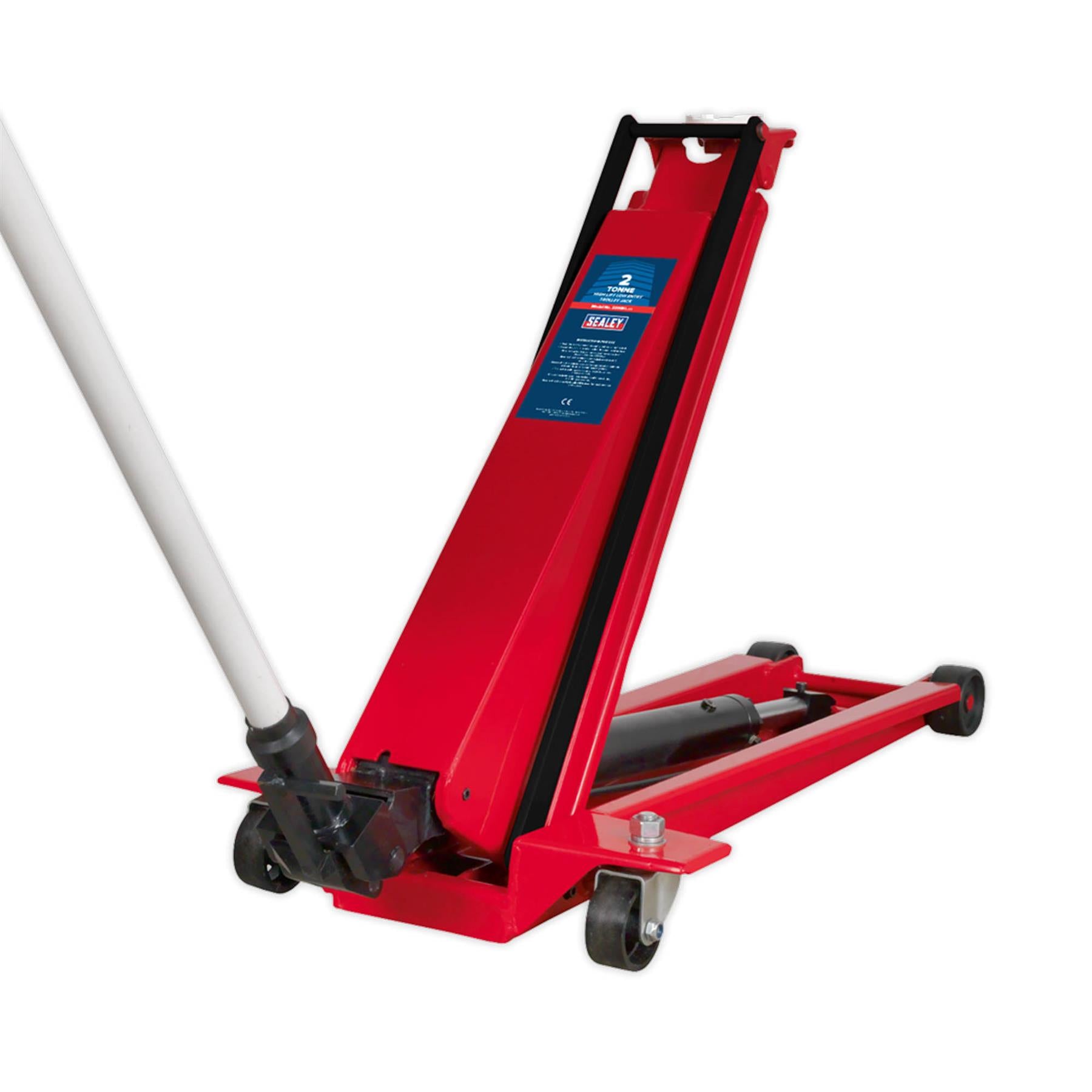 Sealey Trolley Jack 2tonne High Lift Low Entry Garage Workshop DIY