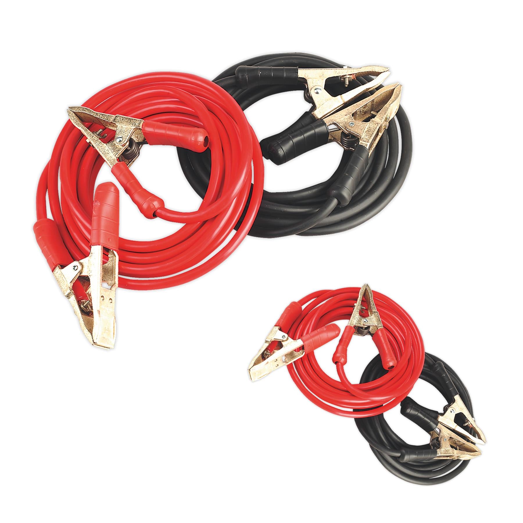 Sealey Booster Cables Extra H-Duty Clamps 50mmx6.5m Copper 900A