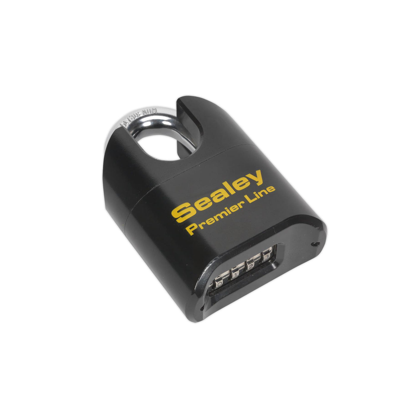 Sealey Steel Body Combination Padlock Shrouded Shackle 62mm