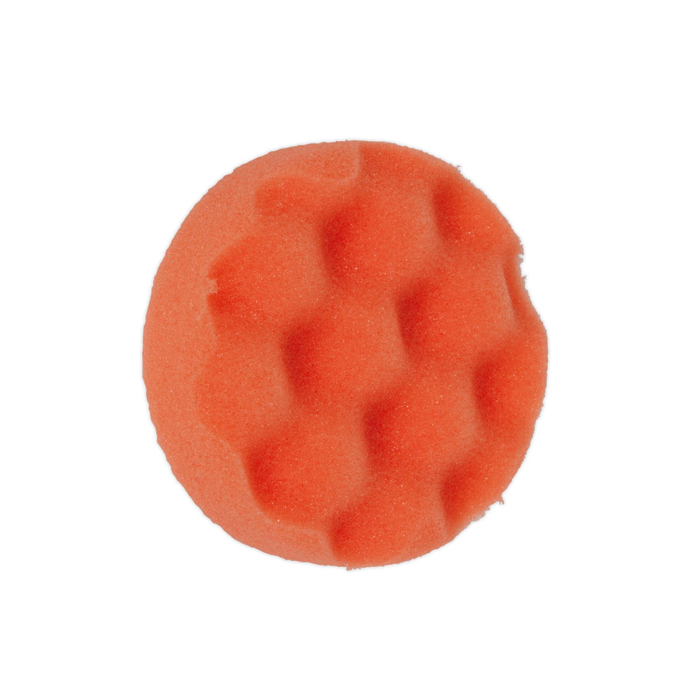 Sealey Buffing & Polishing Foam Head Hook/Loop 80x25mm Orange/Firm