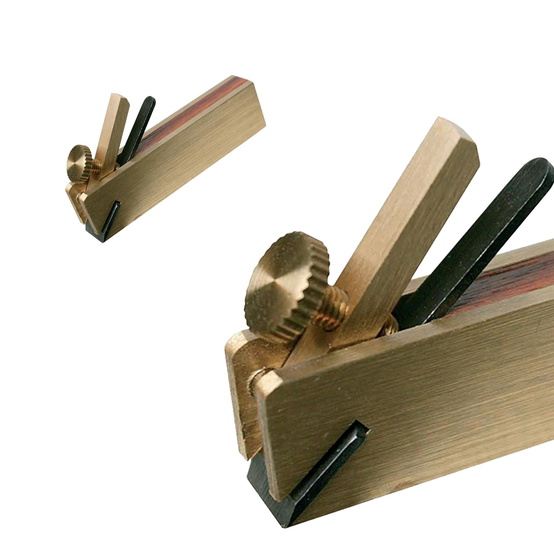 Mini Bullnose Plane 72mm Rosewood And Brass Plane, Ideal For Intricate Work