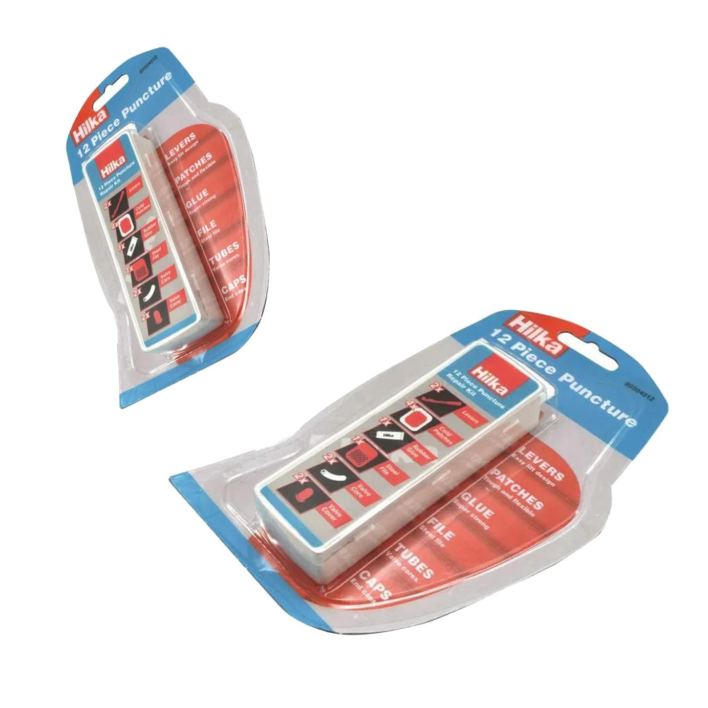 Comprehensive 12-Piece Puncture Repair Kit 
