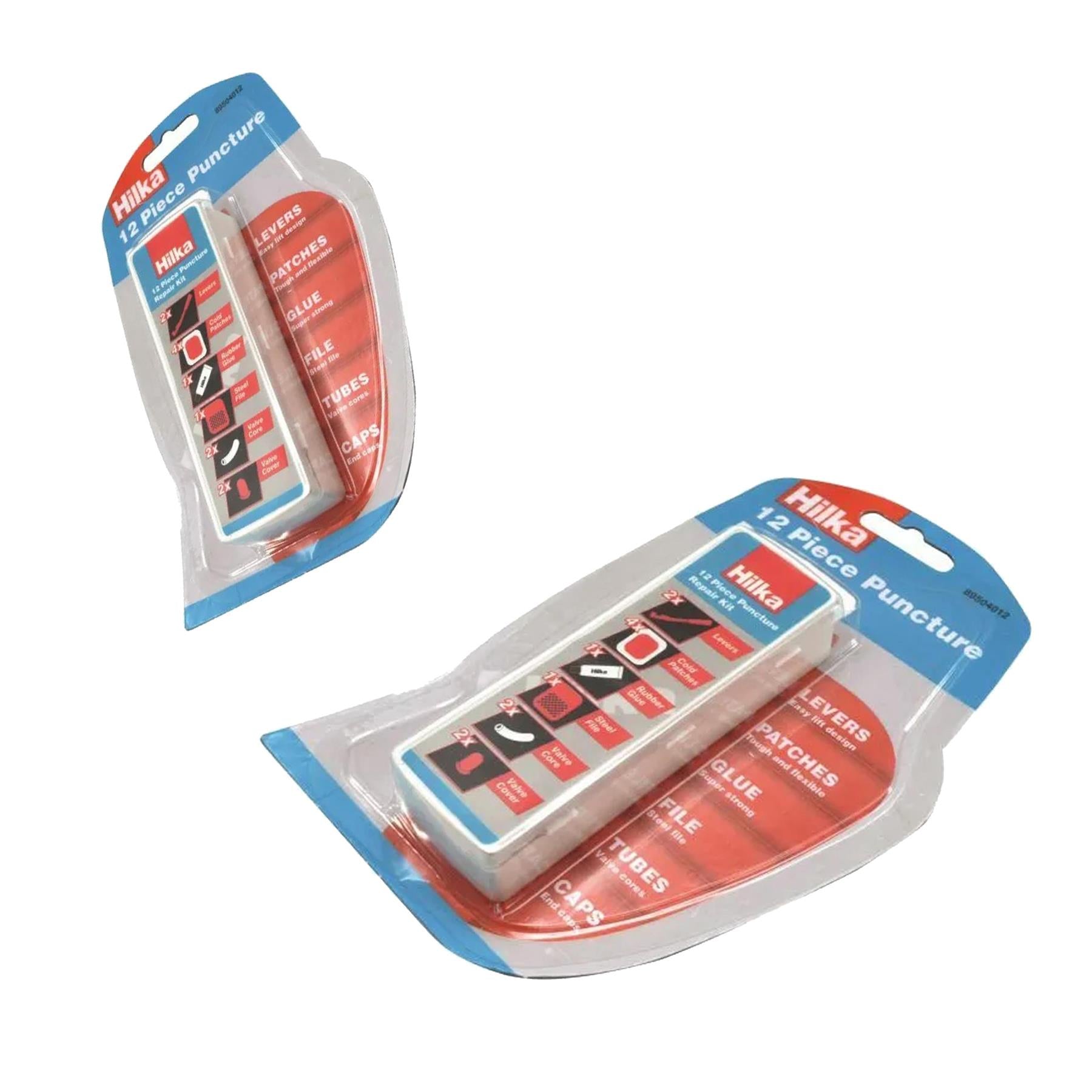 Comprehensive 12-Piece Puncture Repair Kit 