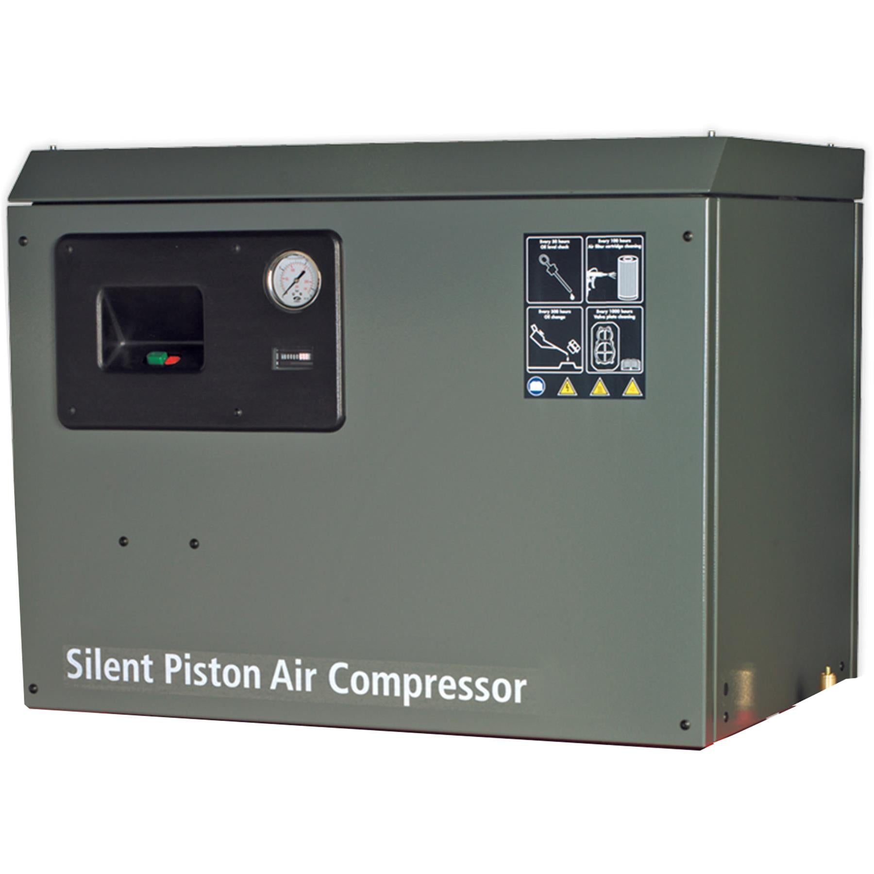 Sealey Compressor 270L Belt Drive 7.5hp 3ph 2-Stage Low Noise