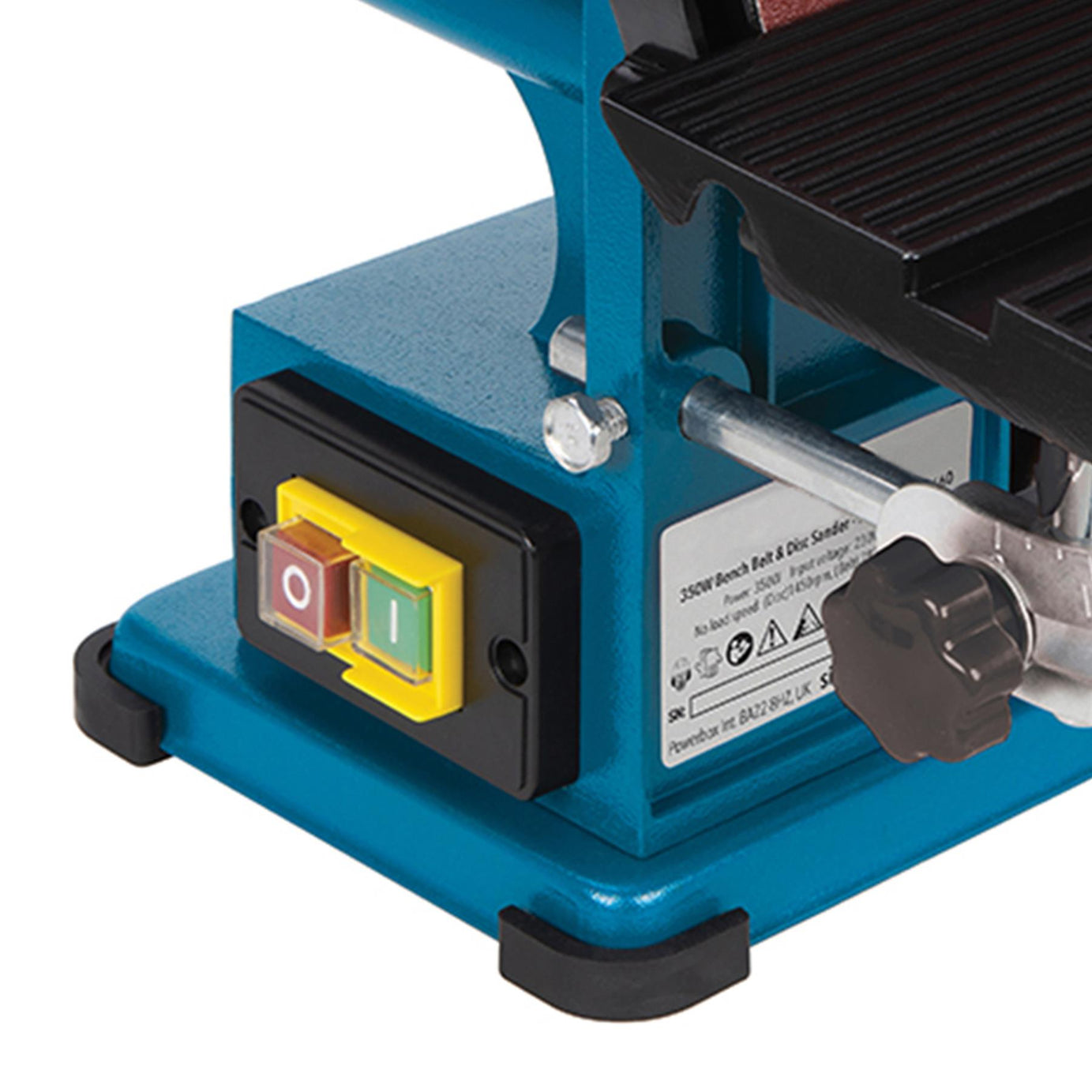 Heavy Duty 350W Bench Belt & Disc Sander 390mm Woodwork Long-Life Motor