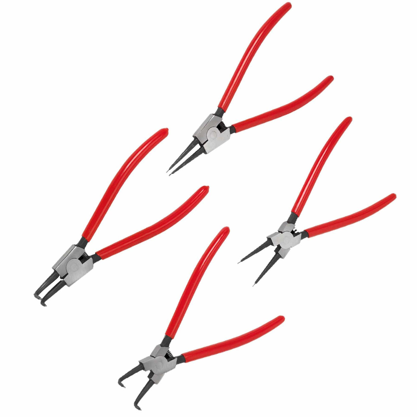 Sealey Internal/External Circlip Pliers Set 4pc 230mm