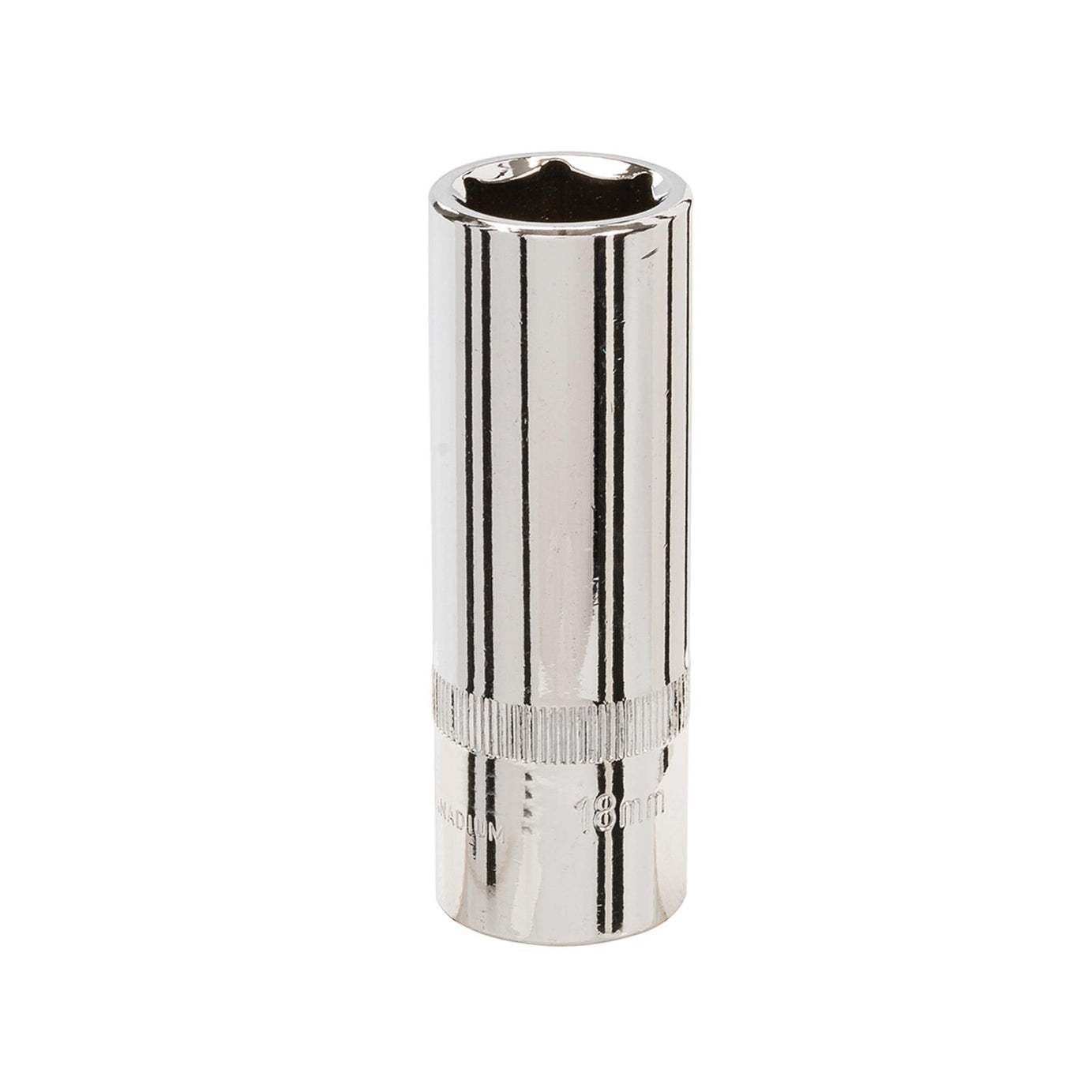 Quality Socket 1/2" Shallow Deep Drive Metric 18mm Long Hex Wrench