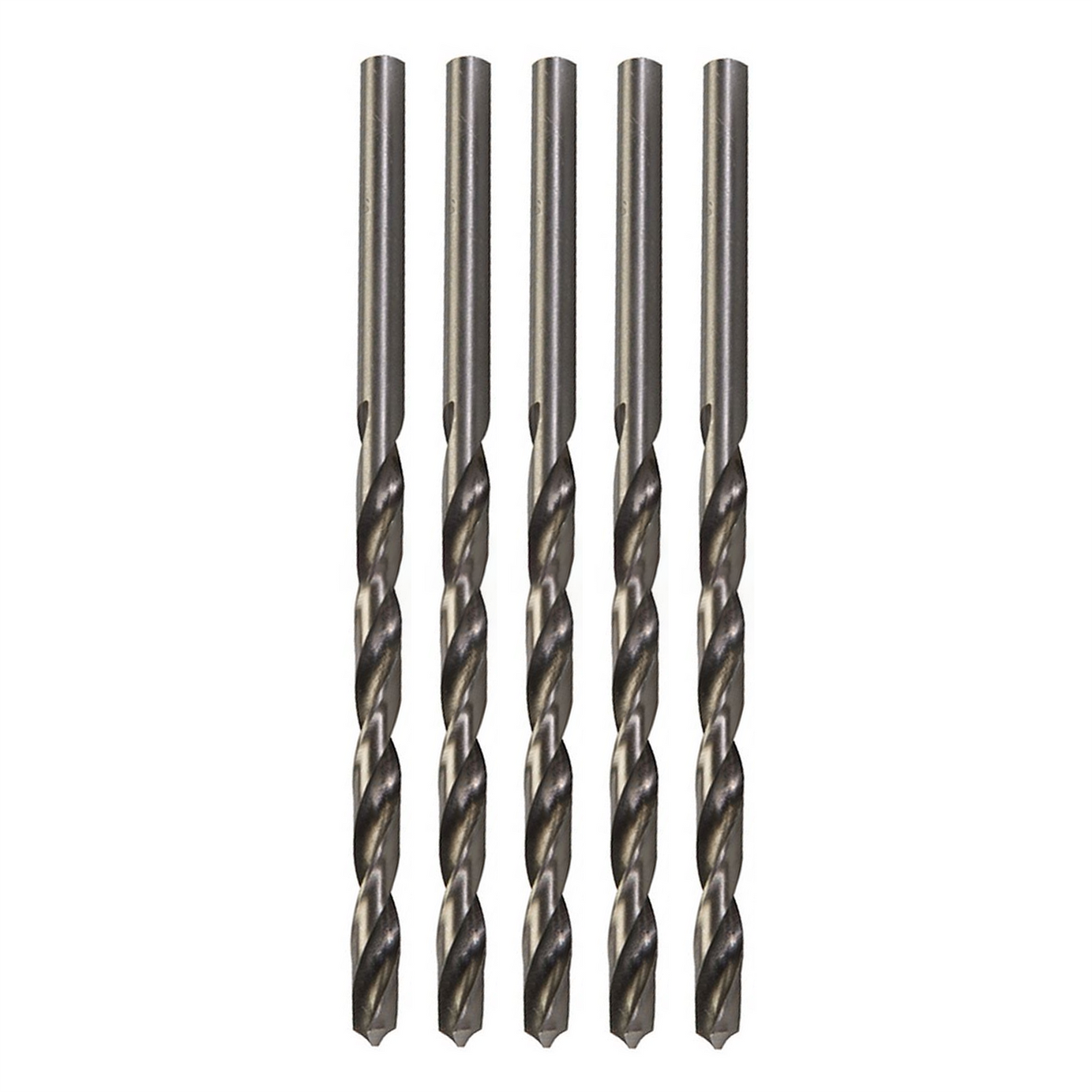 Qaulity 5Pk Metric HSS-R Long Series Bits 8.0mm X 165mm Hand Tool Drills