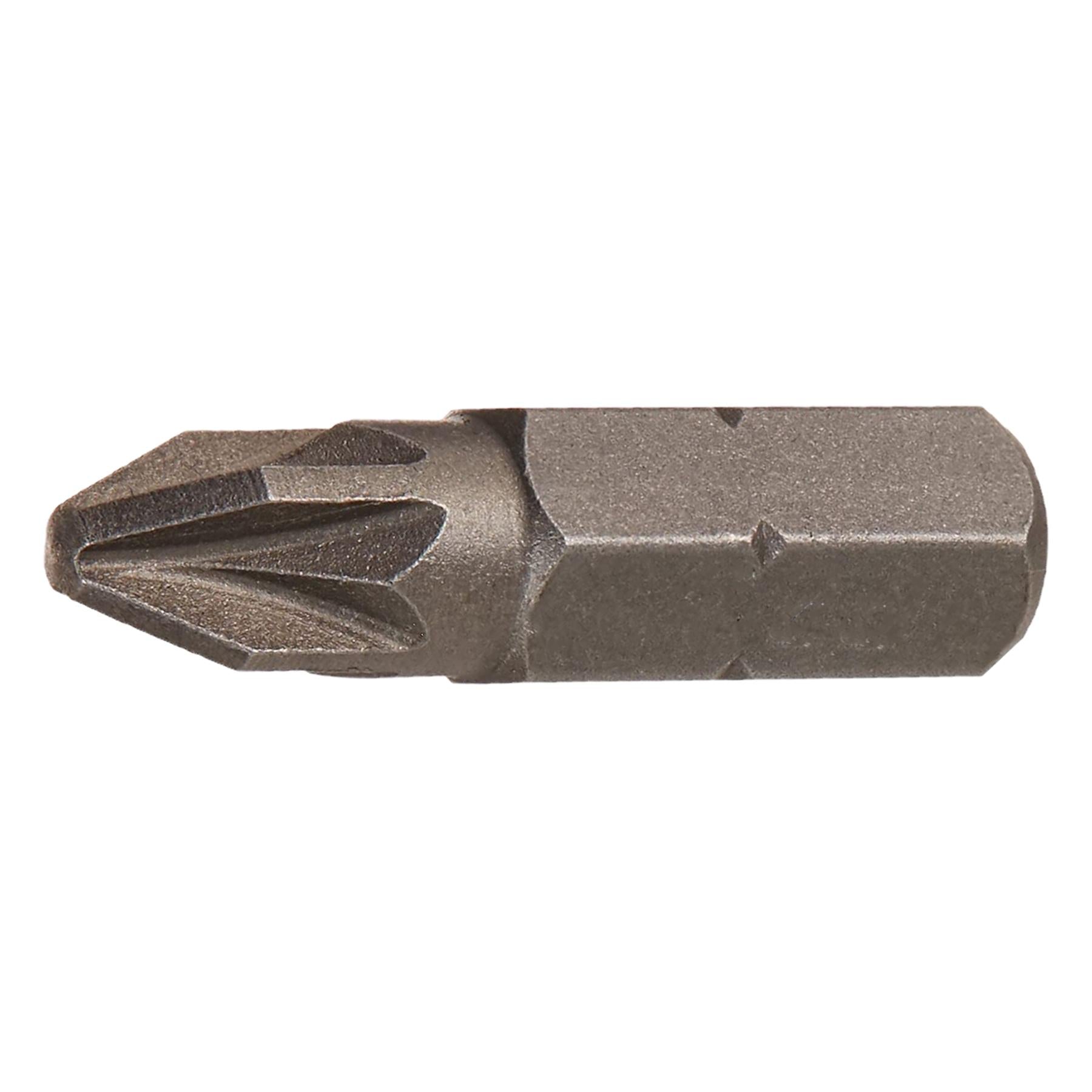 Pozidriv PZ2 Screwdriver Bits CRV Chrome Vanadium Steel 1/4" Hex Drive 1Pc