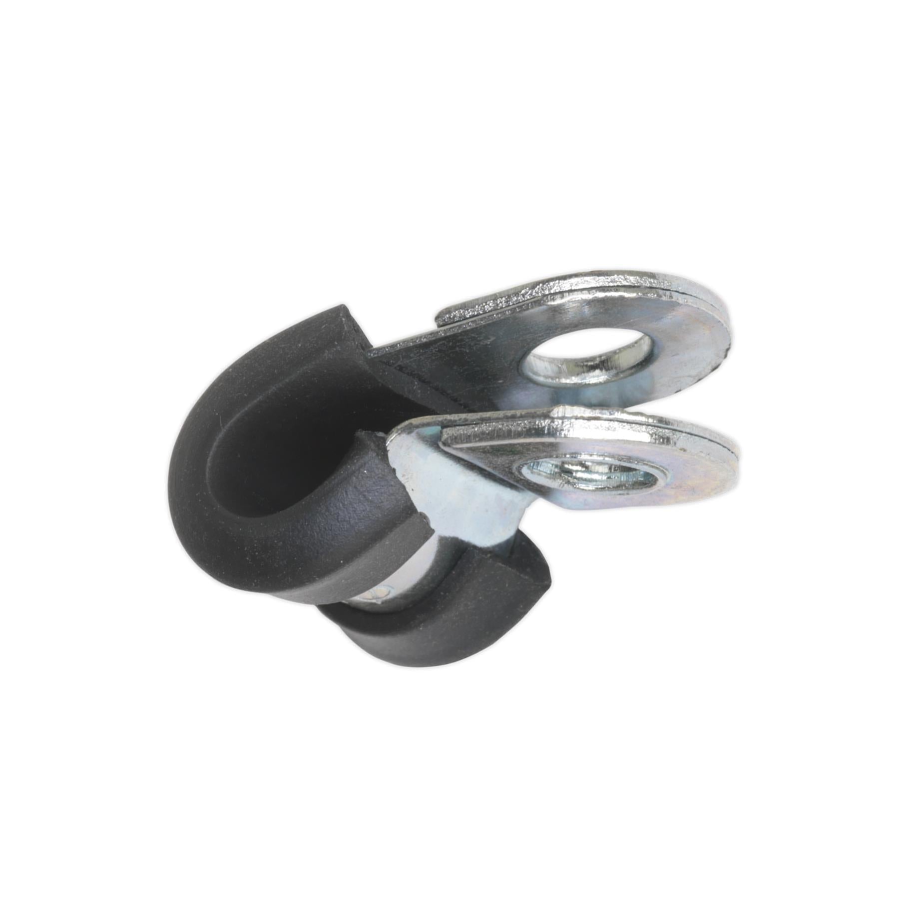 Sealey P-Clip Rubber Lined 10mm Pack of 25