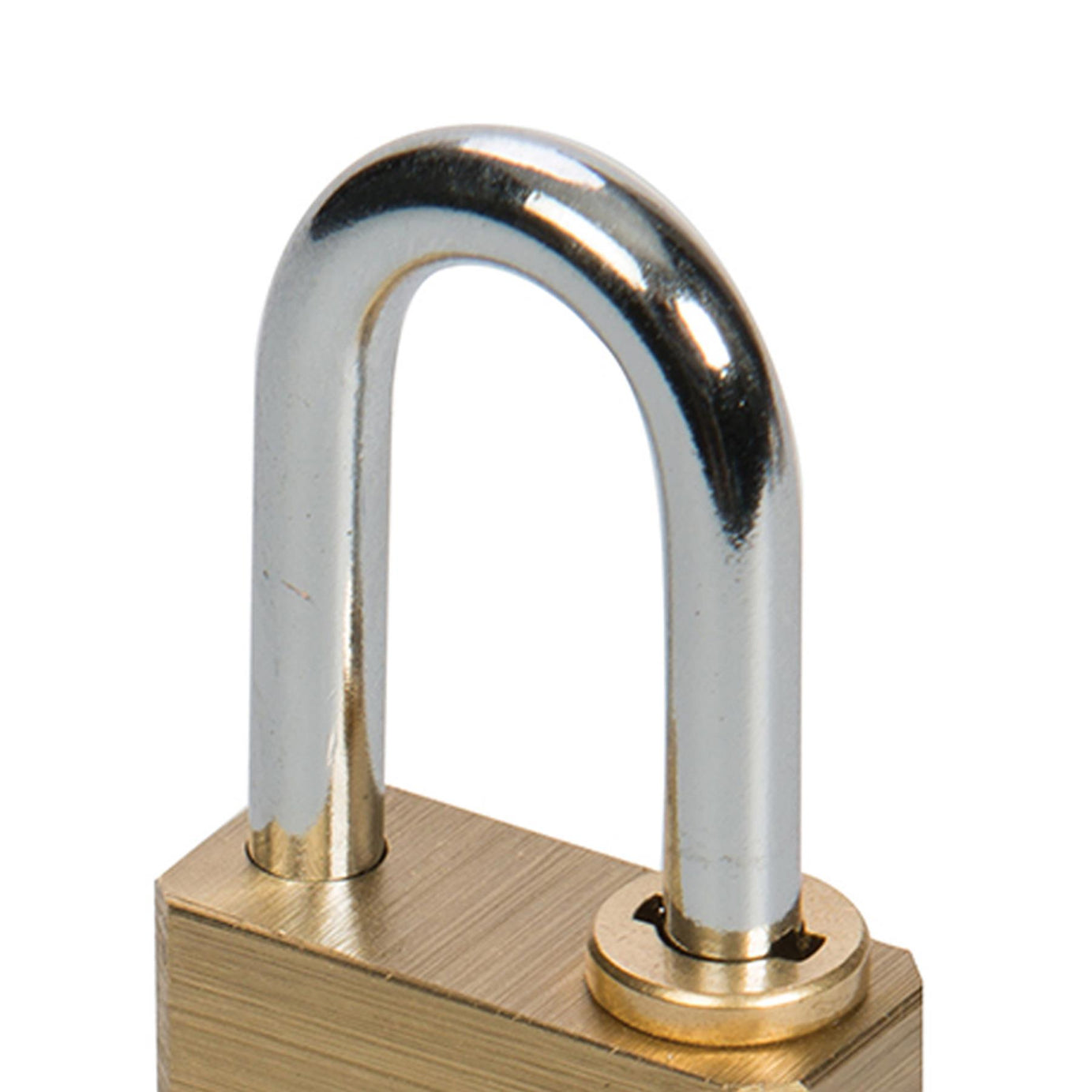 4-Digit Combination Padlock Brass W X H X Th: 29 X 49 X 12mm Solid Brass
