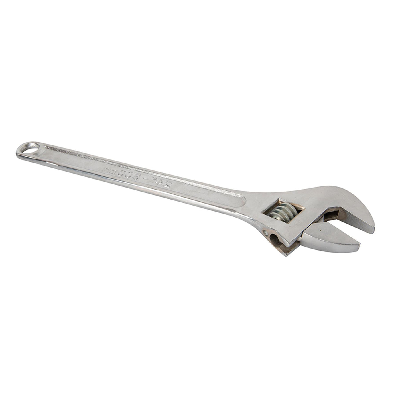 Adjustable Wrench 600mm Length - Jaw 57mm Drop-Forged Chrome Plated New