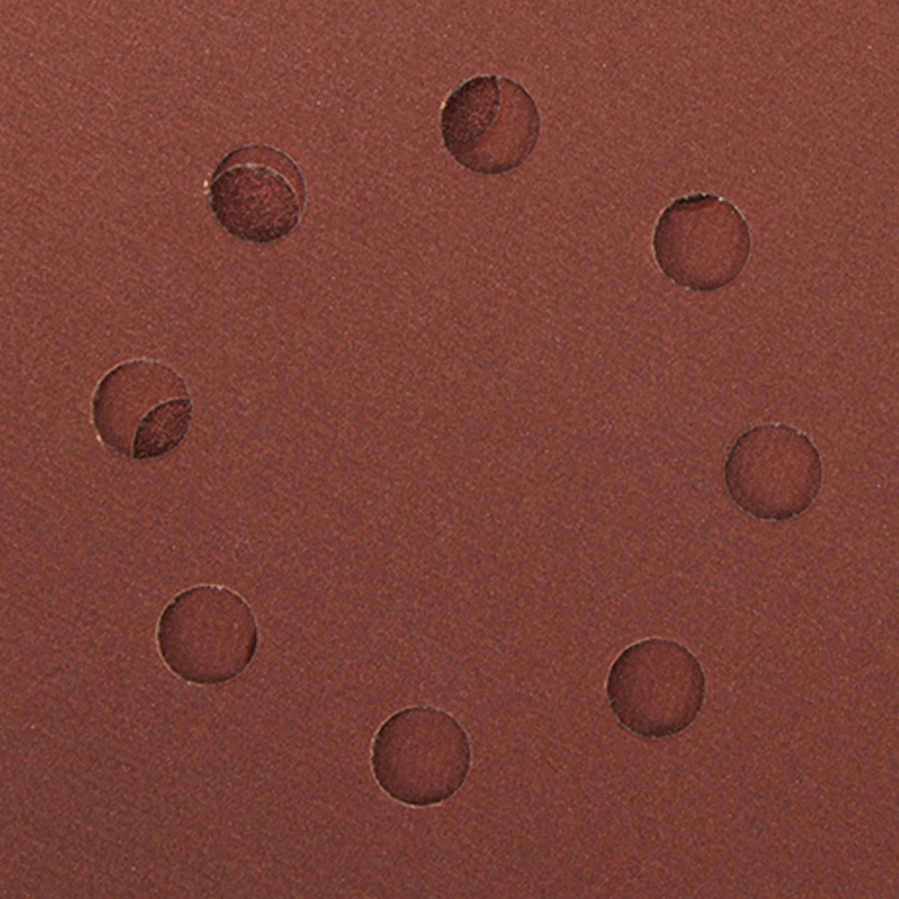 Hook & Loop Punched Disc 150mm 10Pk 4 X 60G, 2 X 80G, 2 X 120G & 2 X 240 Grit