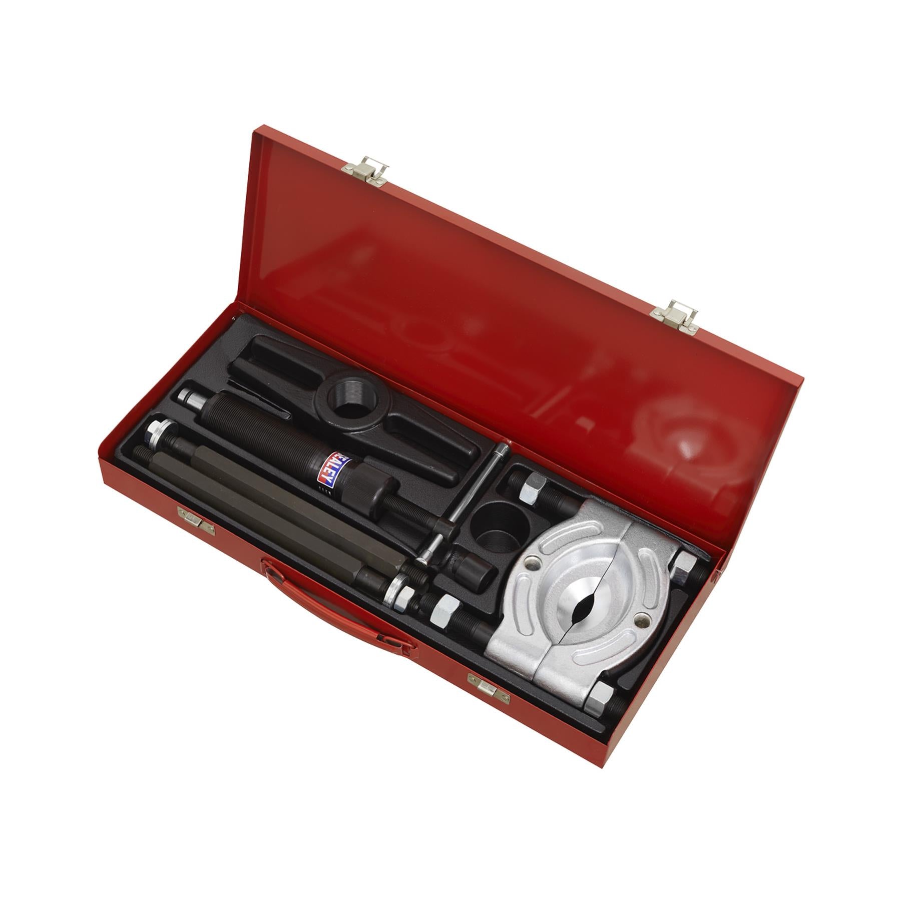 Sealey Bearing Separator/Puller Set 8pc Hydraulic Steel Case