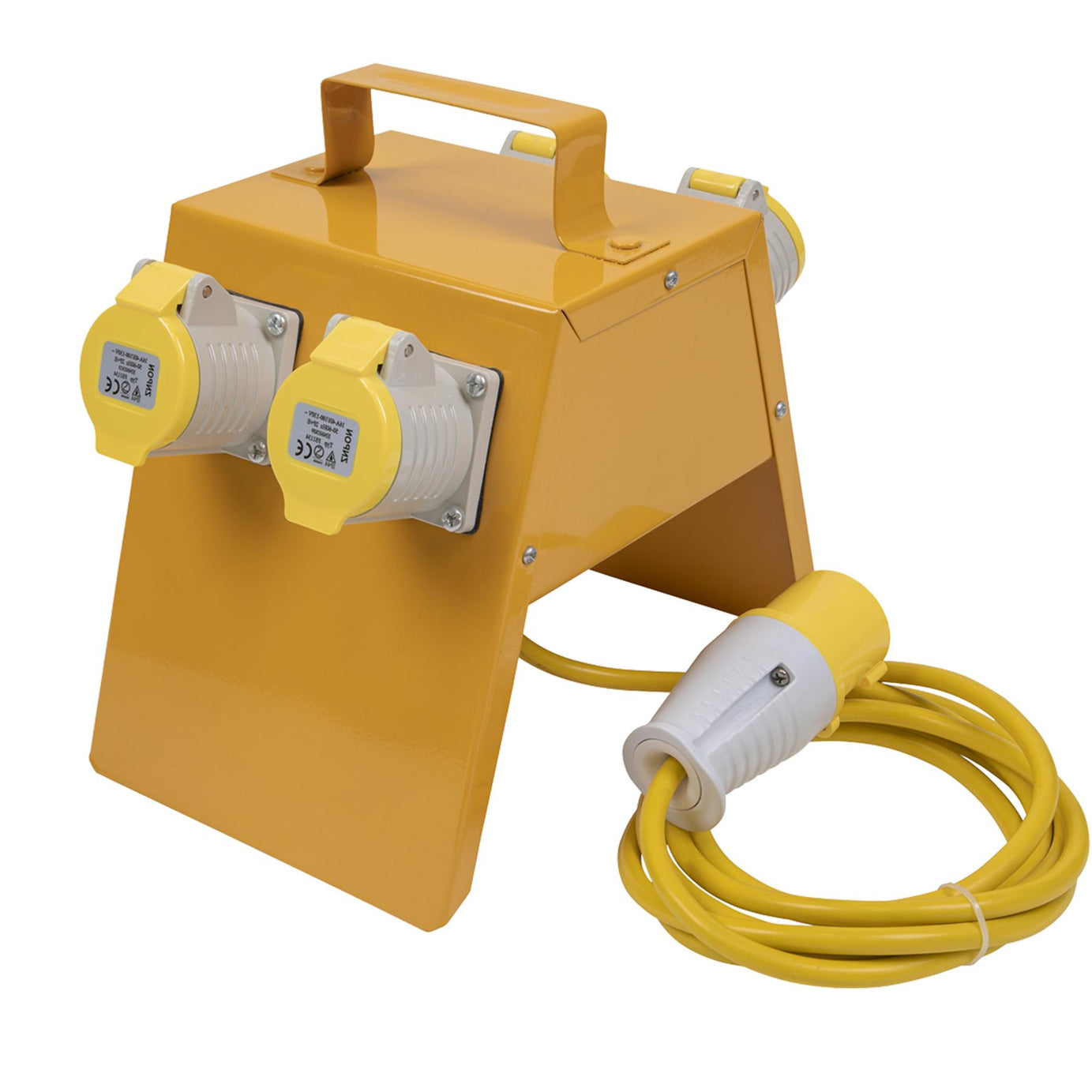 CEE 4-Way Splitter Box 1.5mm Cable 16A Plug Sealey