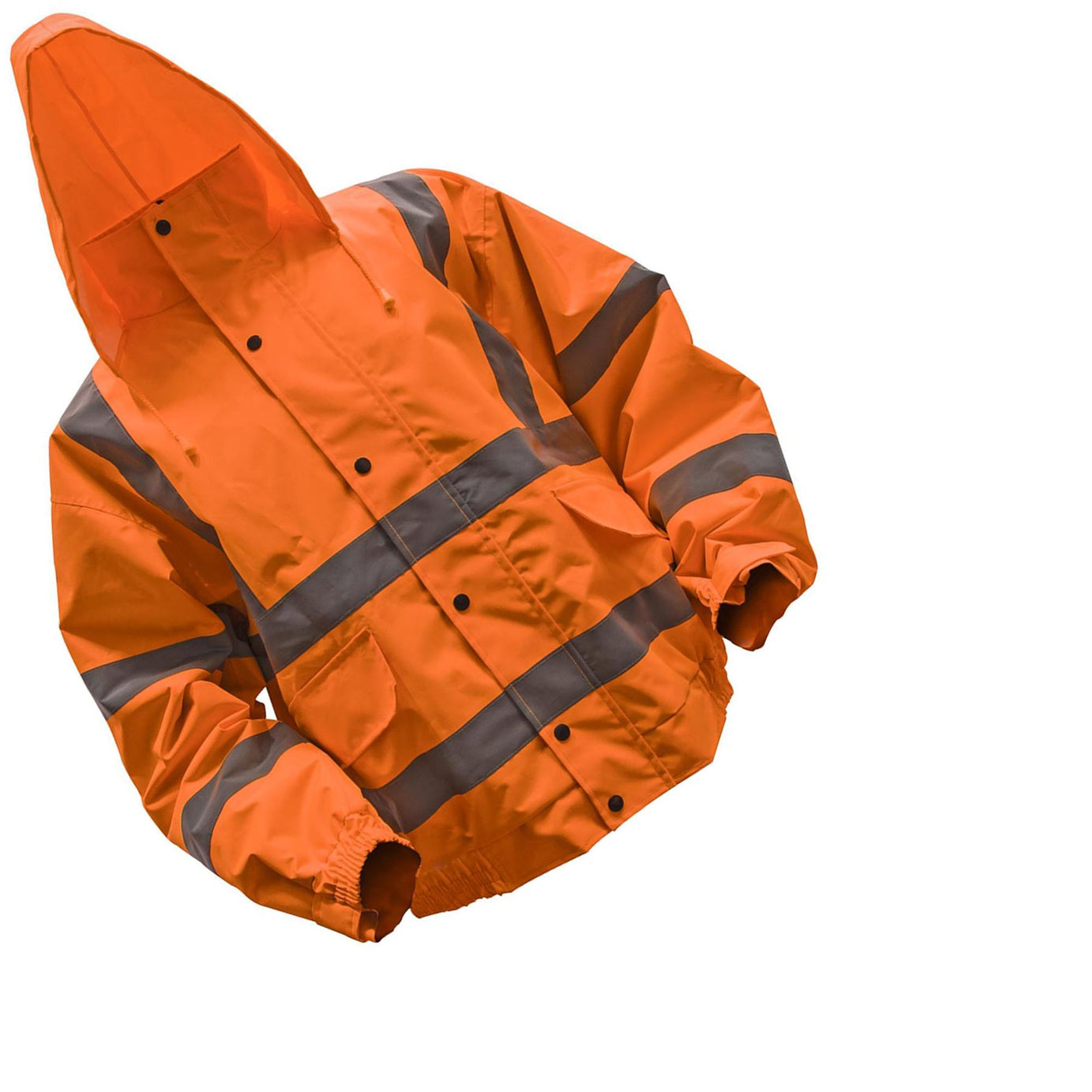 Sealey Hi-Vis Orange Jacket with Quilted Lining & Elastic Waist XXL