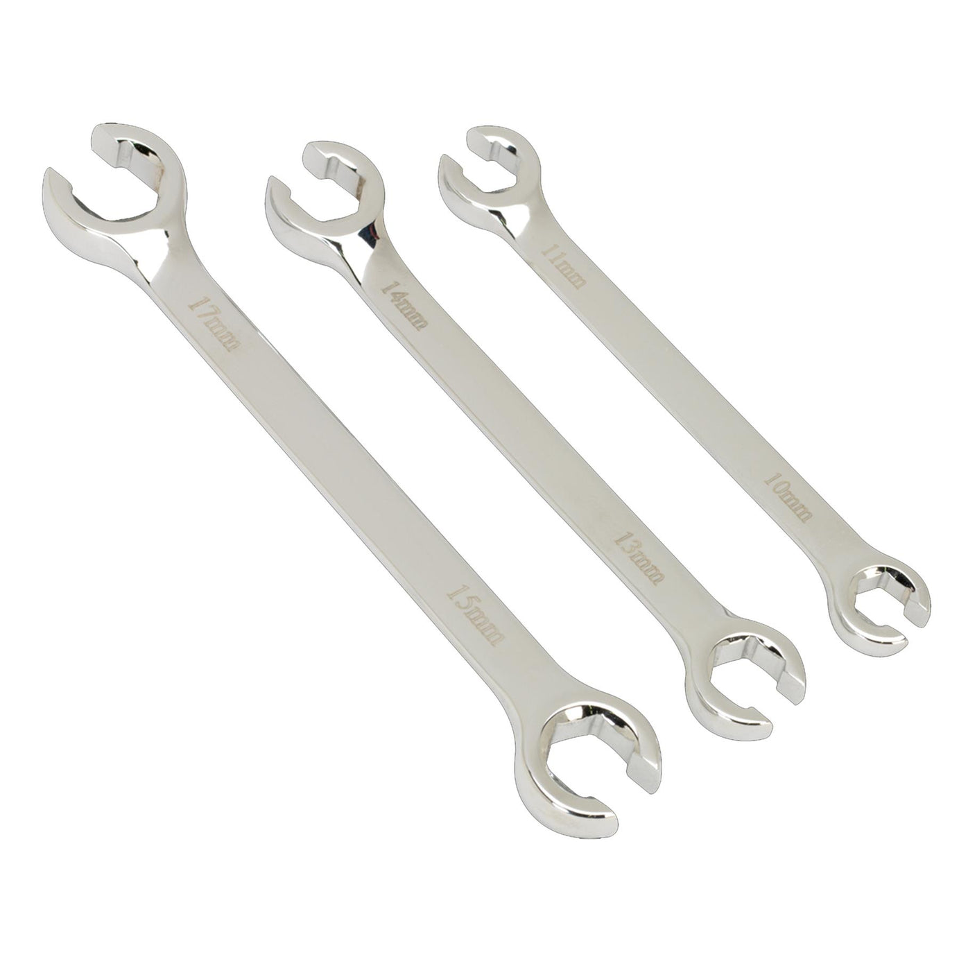 Sealey Flare Nut Spanner Set 3pc Metric