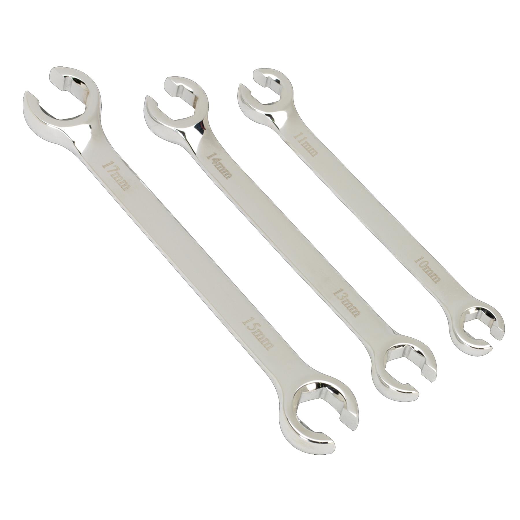 Sealey Flare Nut Spanner Set 3pc Metric