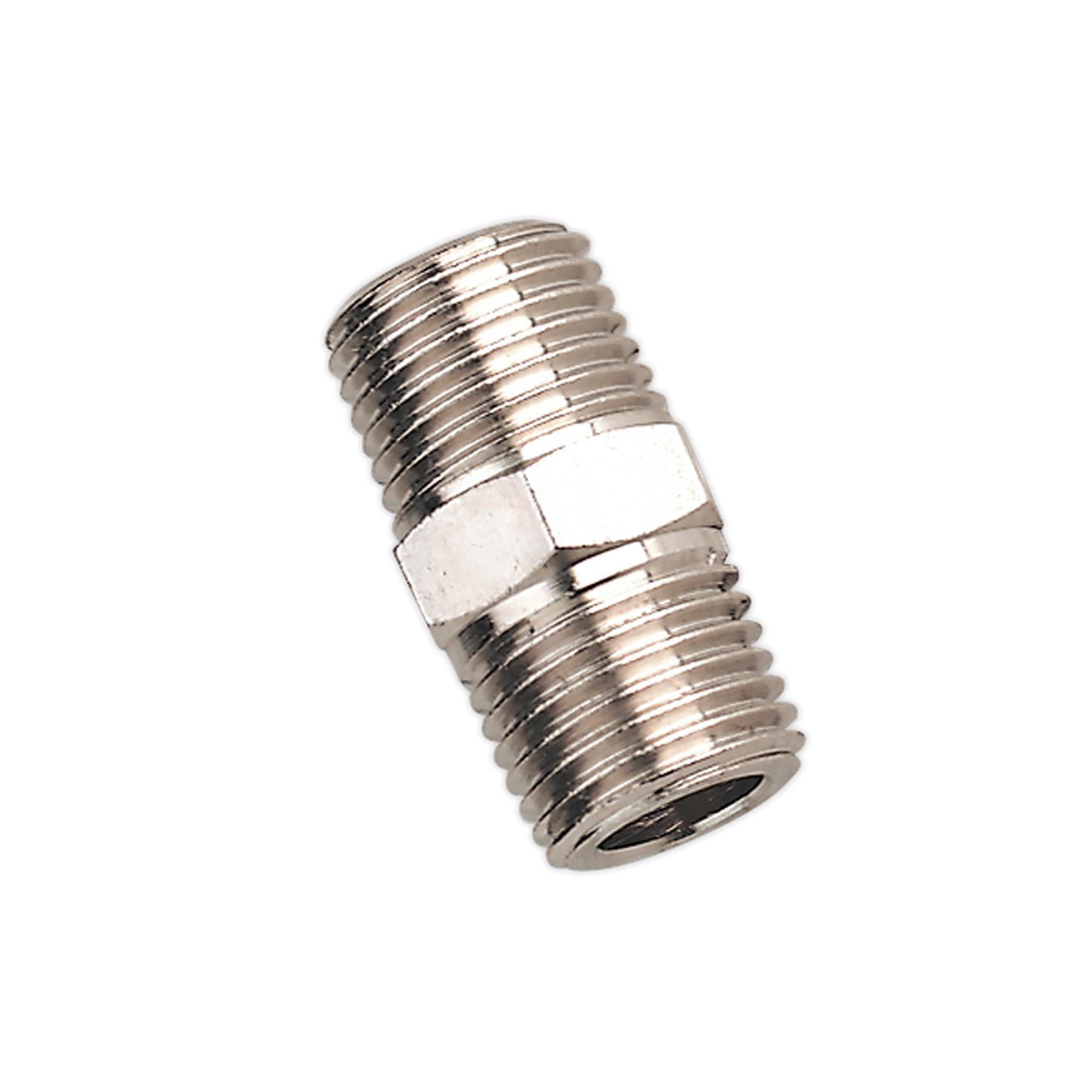 Sealey Double Male Union 1/4"BSPT to 1/4"BSPT