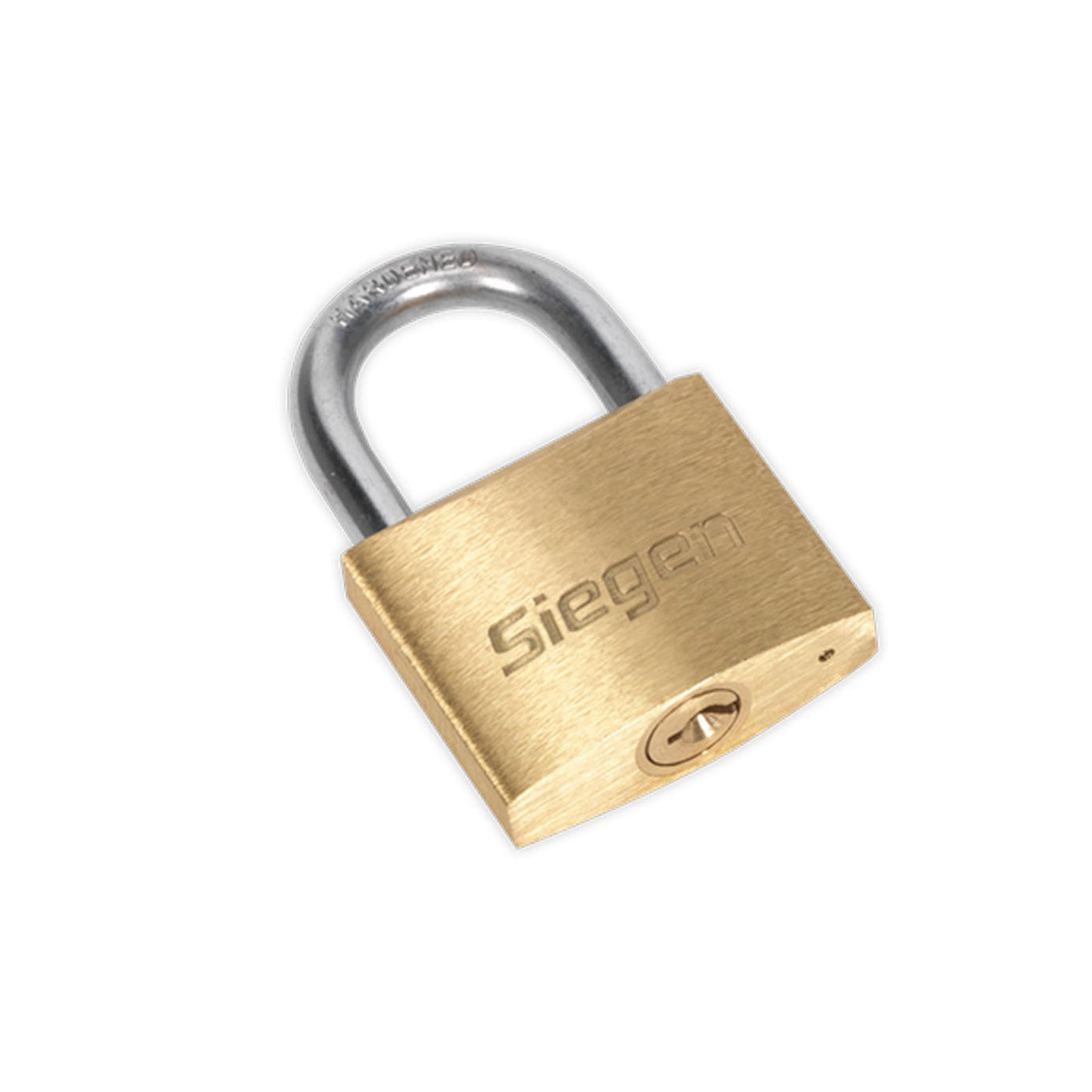 Sealey Brass Body Padlock Brass Cylinder 40mm Key Alike Pack of 4