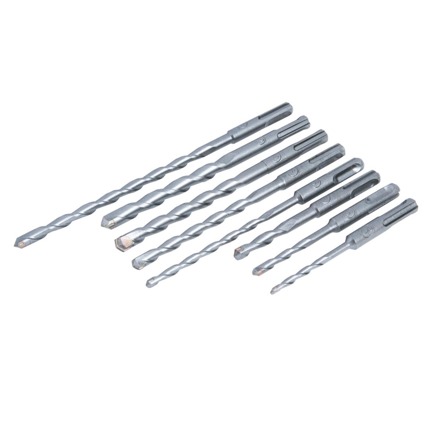 BlueSpot 8 PCE SDS MASONRY Drill Bit Set Tools 5-12mm
