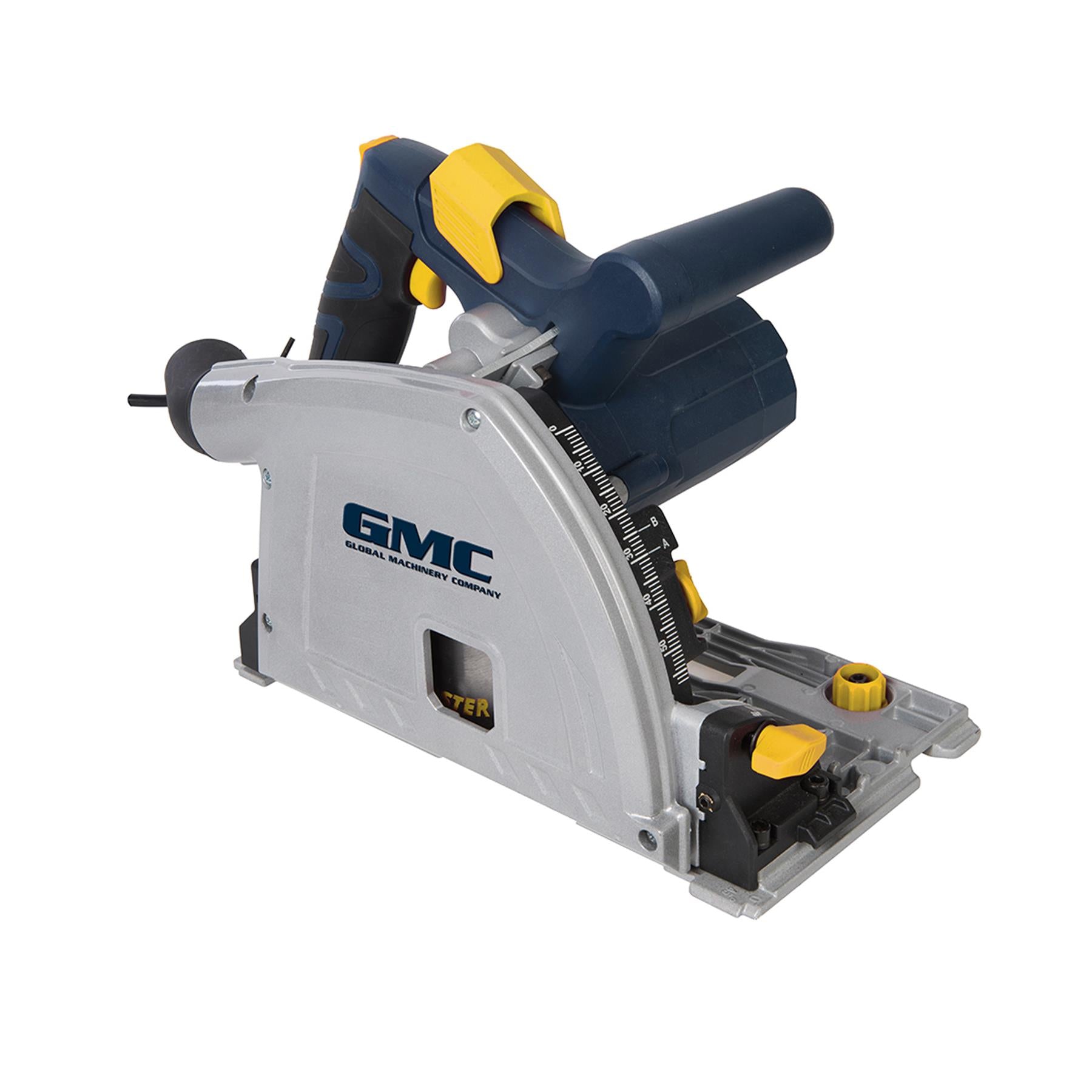 1400W 165mm Plunge Saw & Track Kit With Cast Aluminium Base GTS165