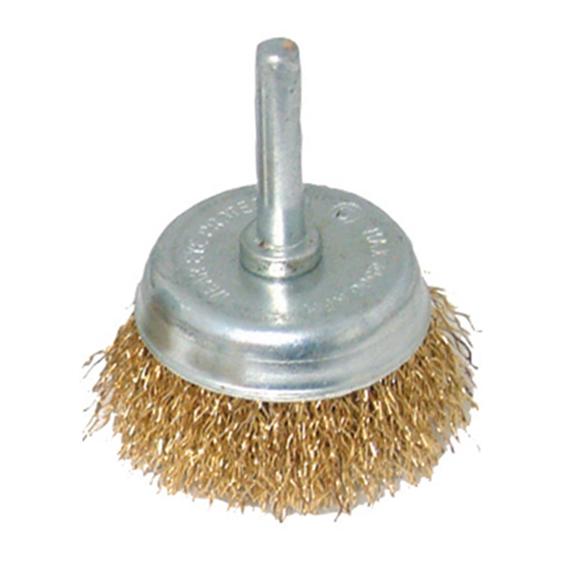 3Pce Rotary Wire End Brush & Cup Set 6mm Shank Power Drills Rust Removal