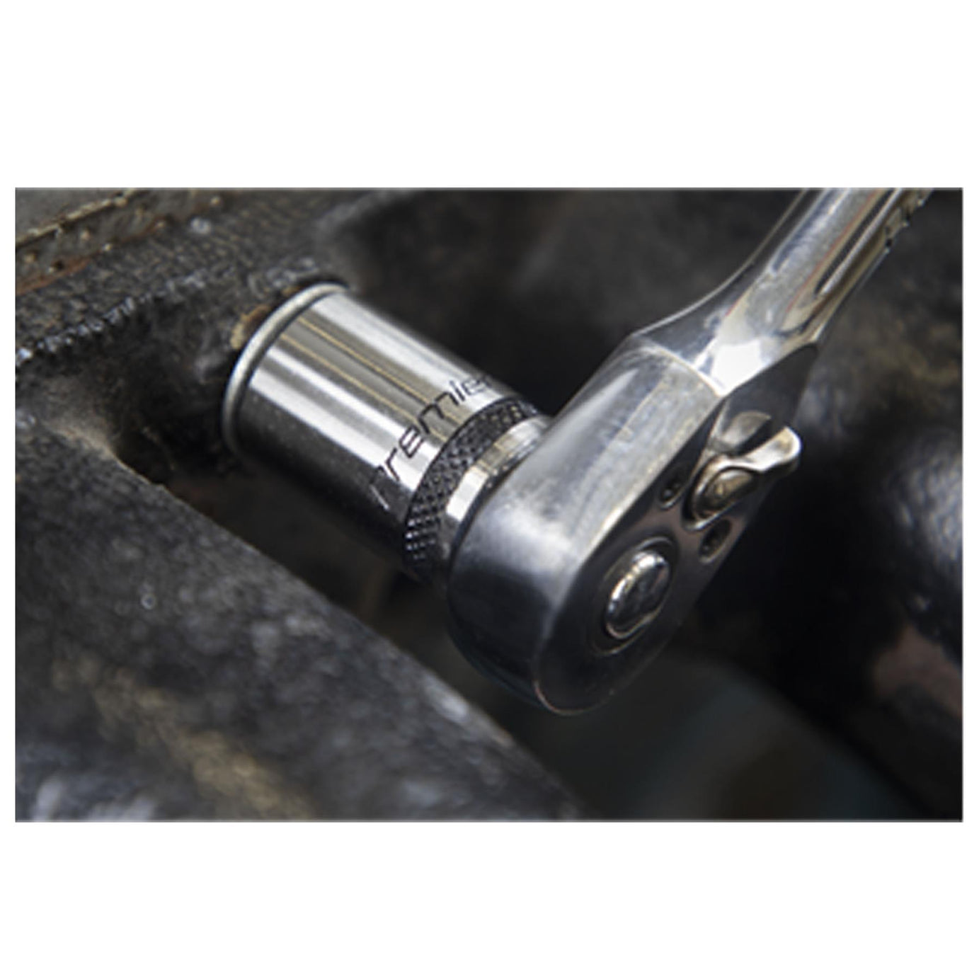 Sealey Socket Set 13pc 1/4"Sq Drive Metric - Black Series