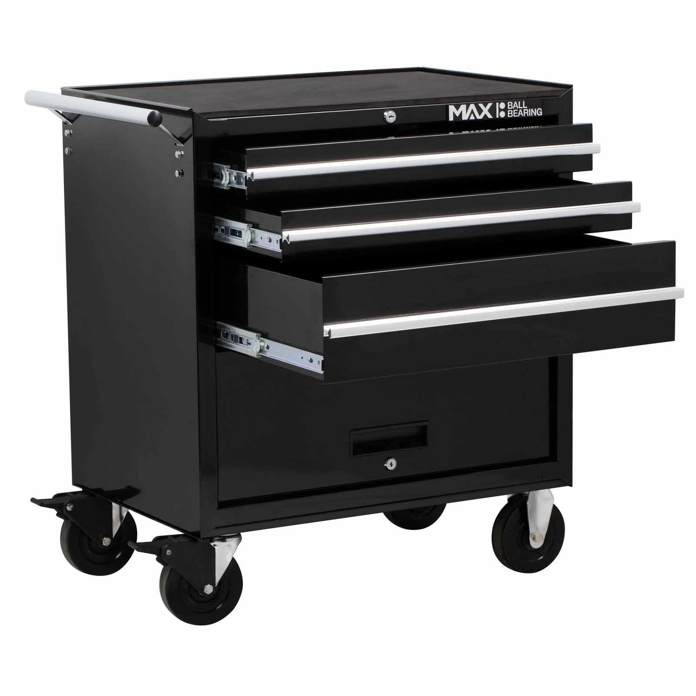 Professional 3 Drawer Rollaway Tools Cabinet Trolley