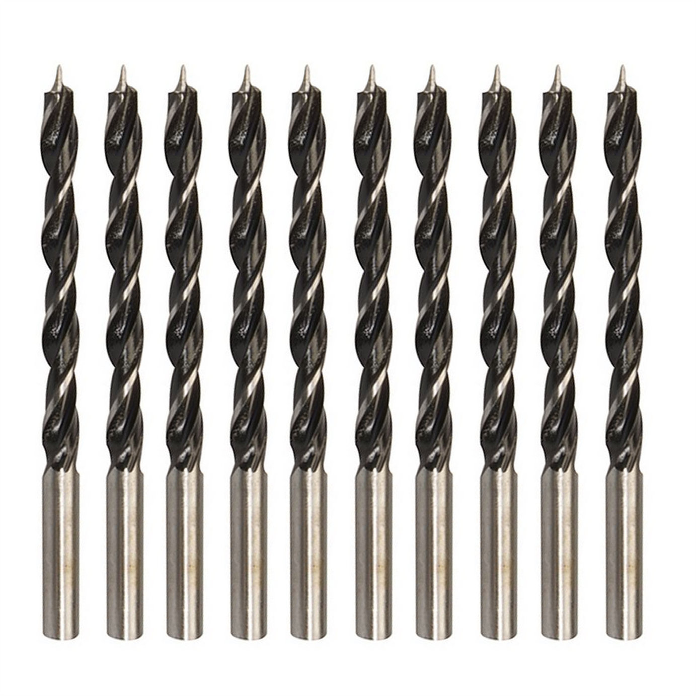 10Pk Lip & Spur Drill Bits 8mm Durable Sharp Precision Drill Work On Wood DIY