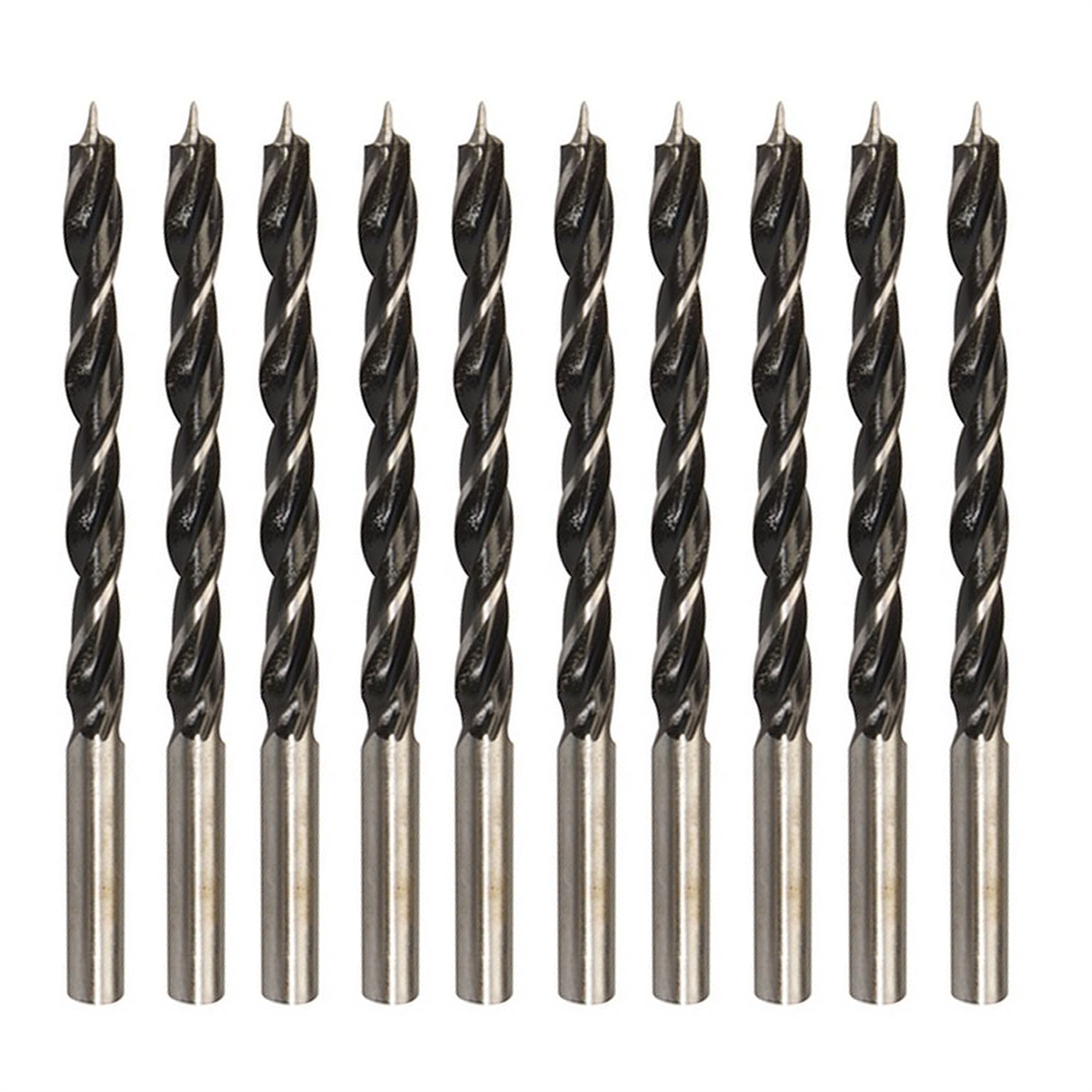 10Pk Lip & Spur Drill Bits 8mm Durable Sharp Precision Drill Work On Wood DIY