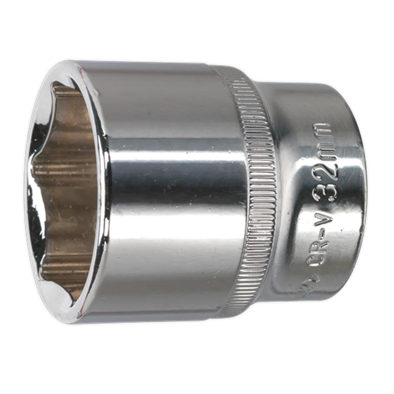 Sealey WallDrive Socket 32mm 1/2"Sq Drive Fully Polished