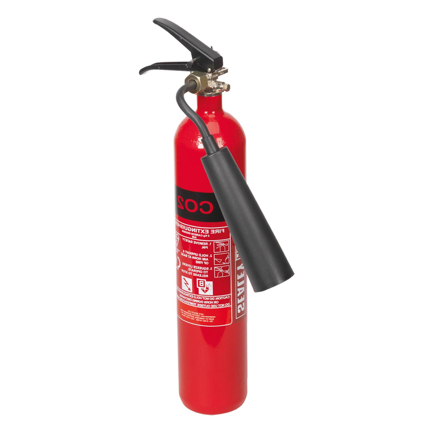 Sealey Fire Extinguisher 2kg Carbon Dioxide