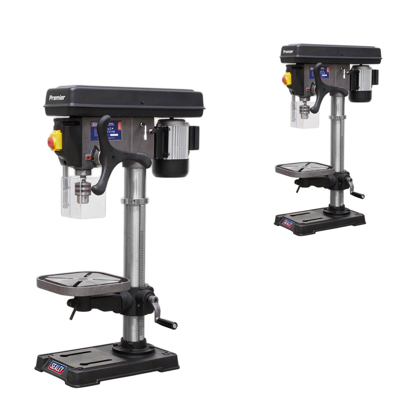 Sealey Pillar Drill Bench 16-Speed 1050mm Height 230V Garage Workshop DIY