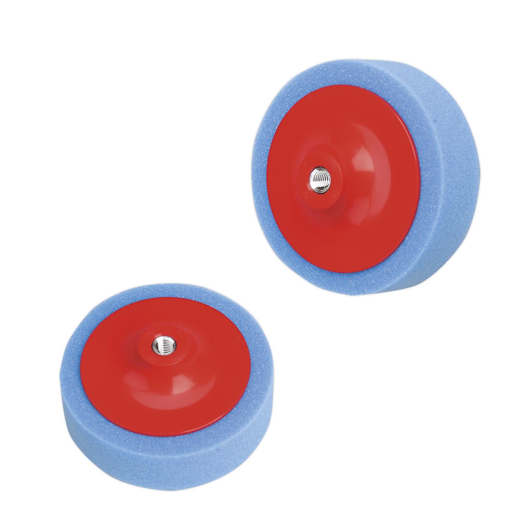 Sealey Buffing & Polishing Foam Head 150x50mm M14x2mm Blue/Med