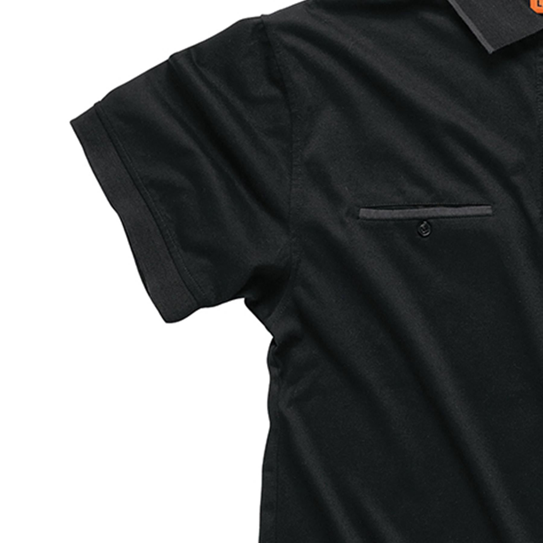 Scruffs Black Polo Shirt Short Sleeve Workwear Mens T Shirt Size XL